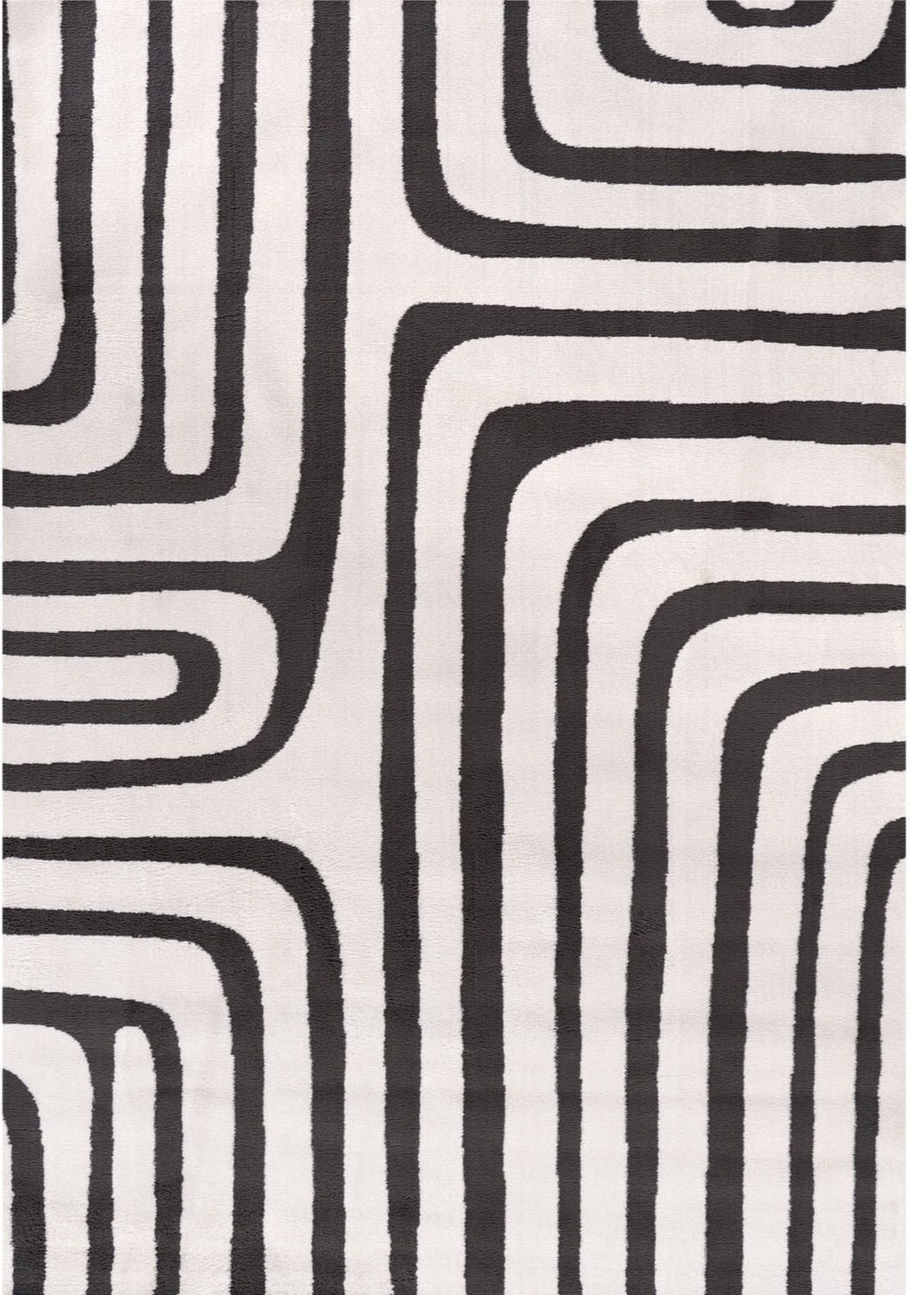 Loft Geometric Dark Grey Rug