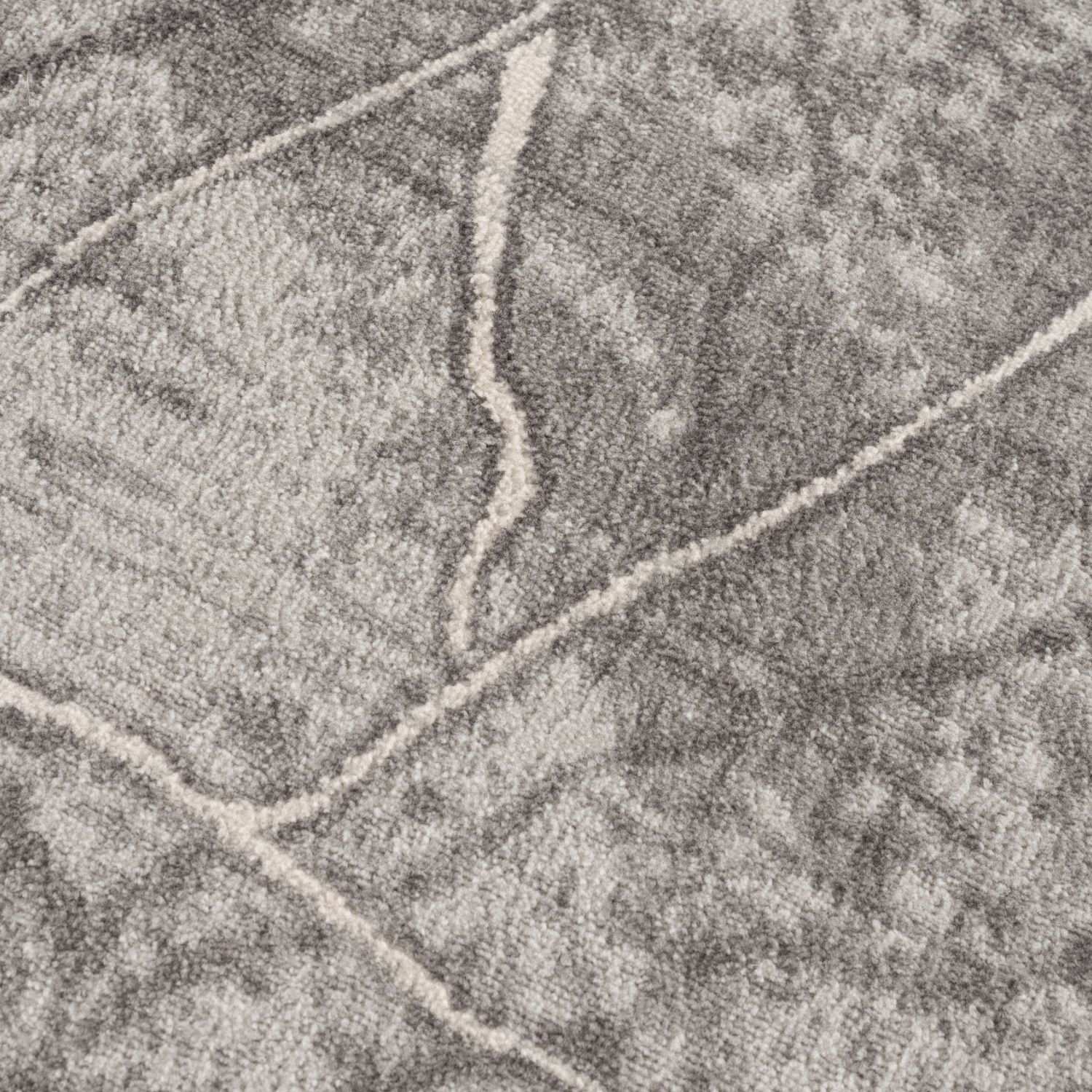 Dark grey Montana Modern Rug by The Rugs, showcasing a stylish contemporary design with soft texture and clean edges.