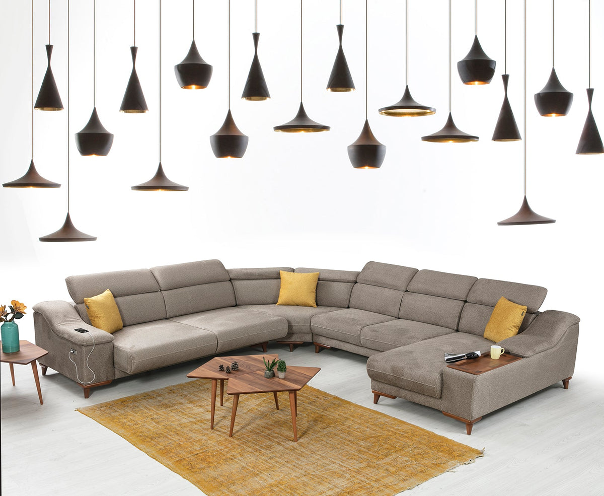 Mustang U Corner Sofa (S) by Netline Interiors