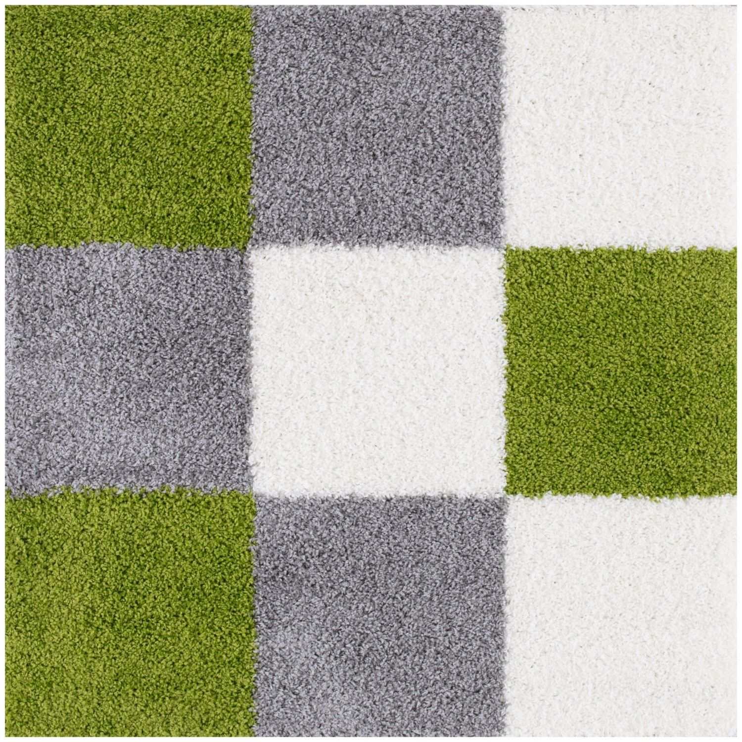 Myshaggy Geometric Green Rug