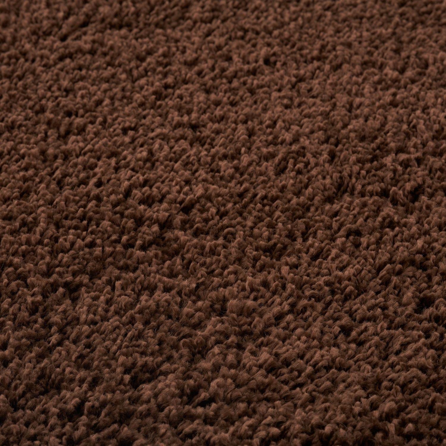 Myshaggy Solid Brown Rug