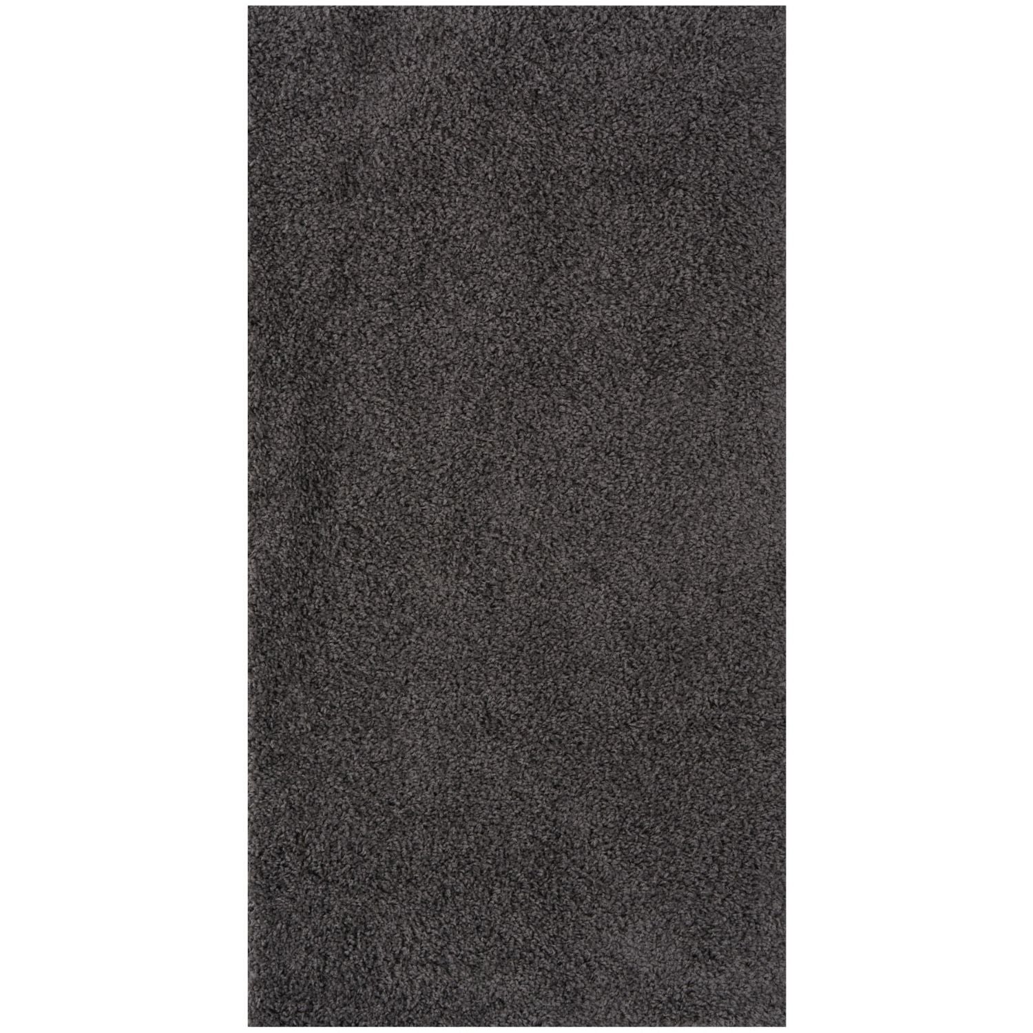 Myshaggy Solid Dark Grey Rug