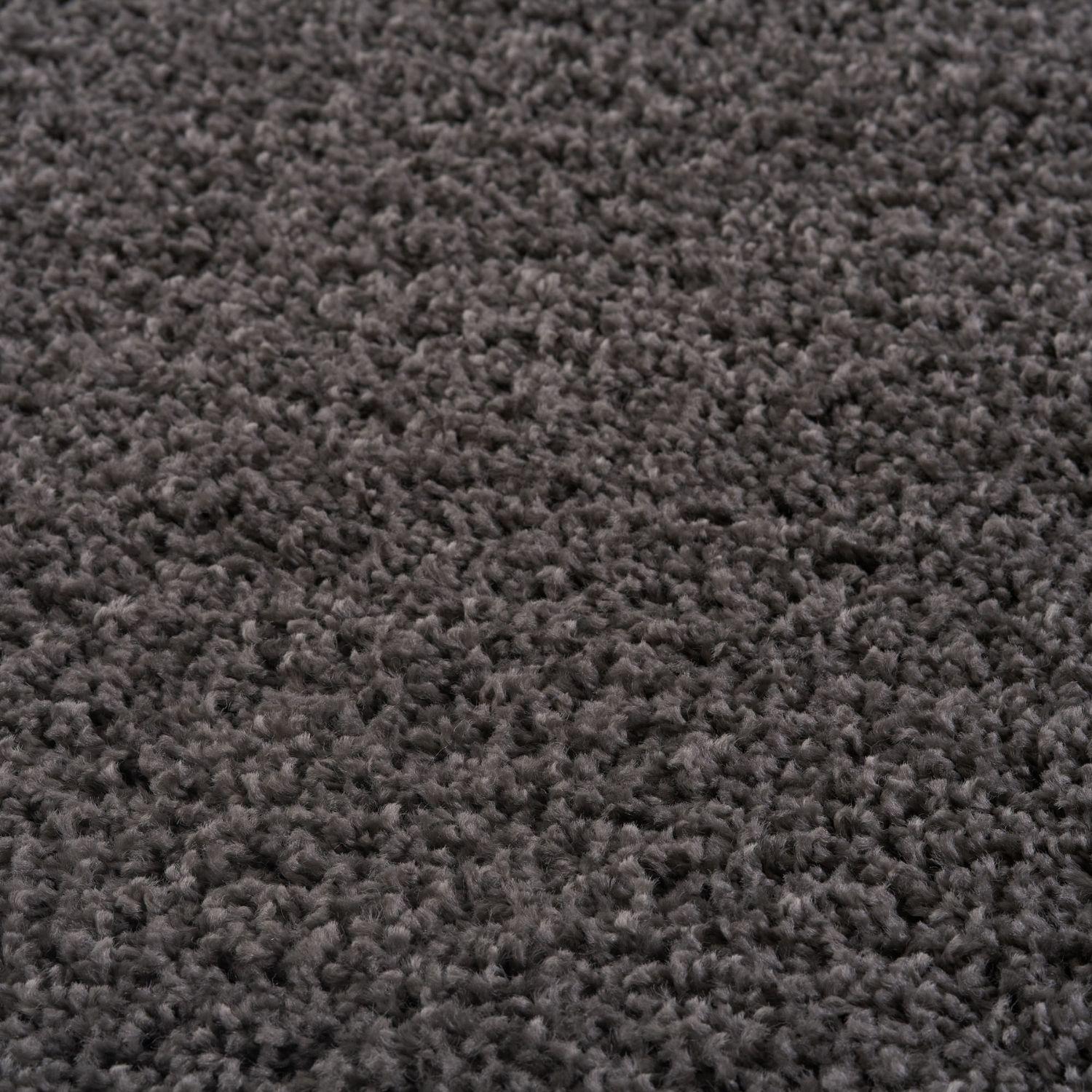 Myshaggy Solid Dark Grey Rug