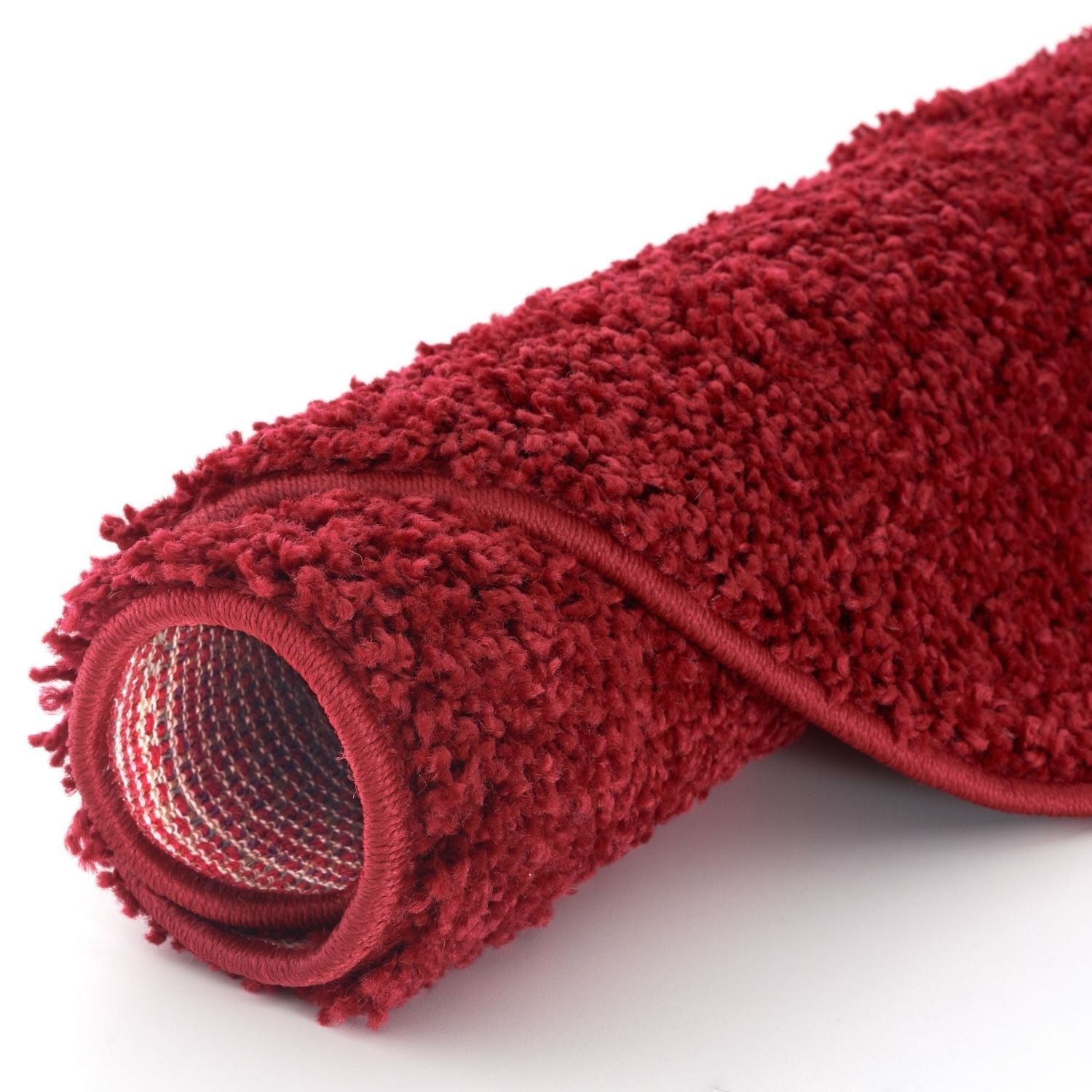 Myshaggy Solid Red Rug