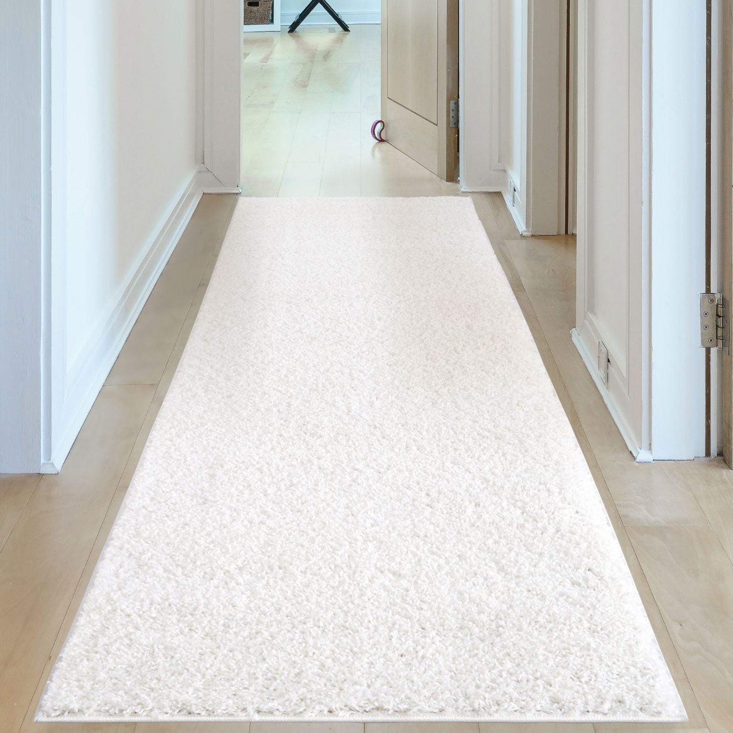 Myshaggy Solid White Rug