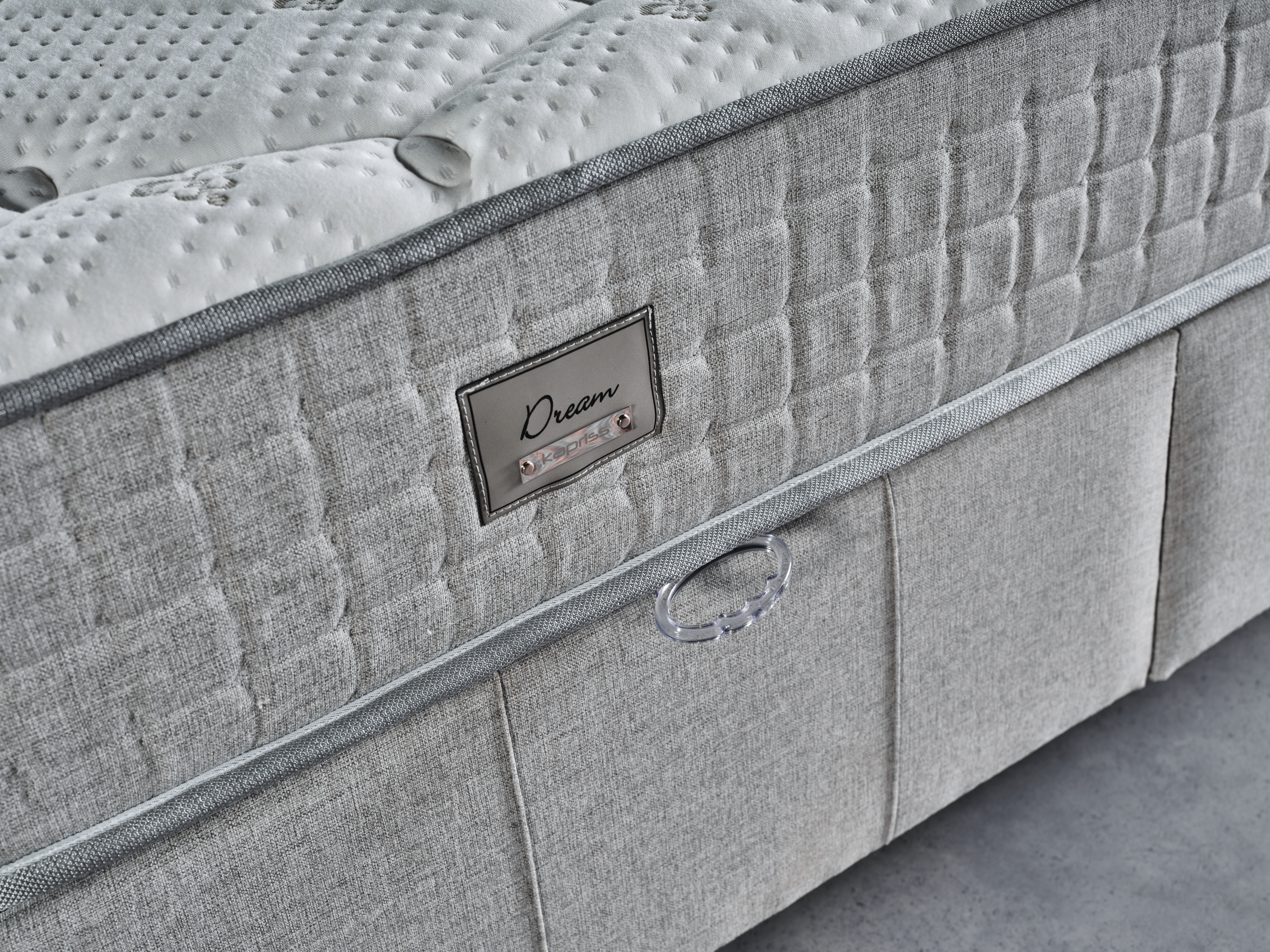 Dream Bed Sets from Netline Home Interior featuring stylish, cozy bedroom bedding with pillows and matching bedspread.