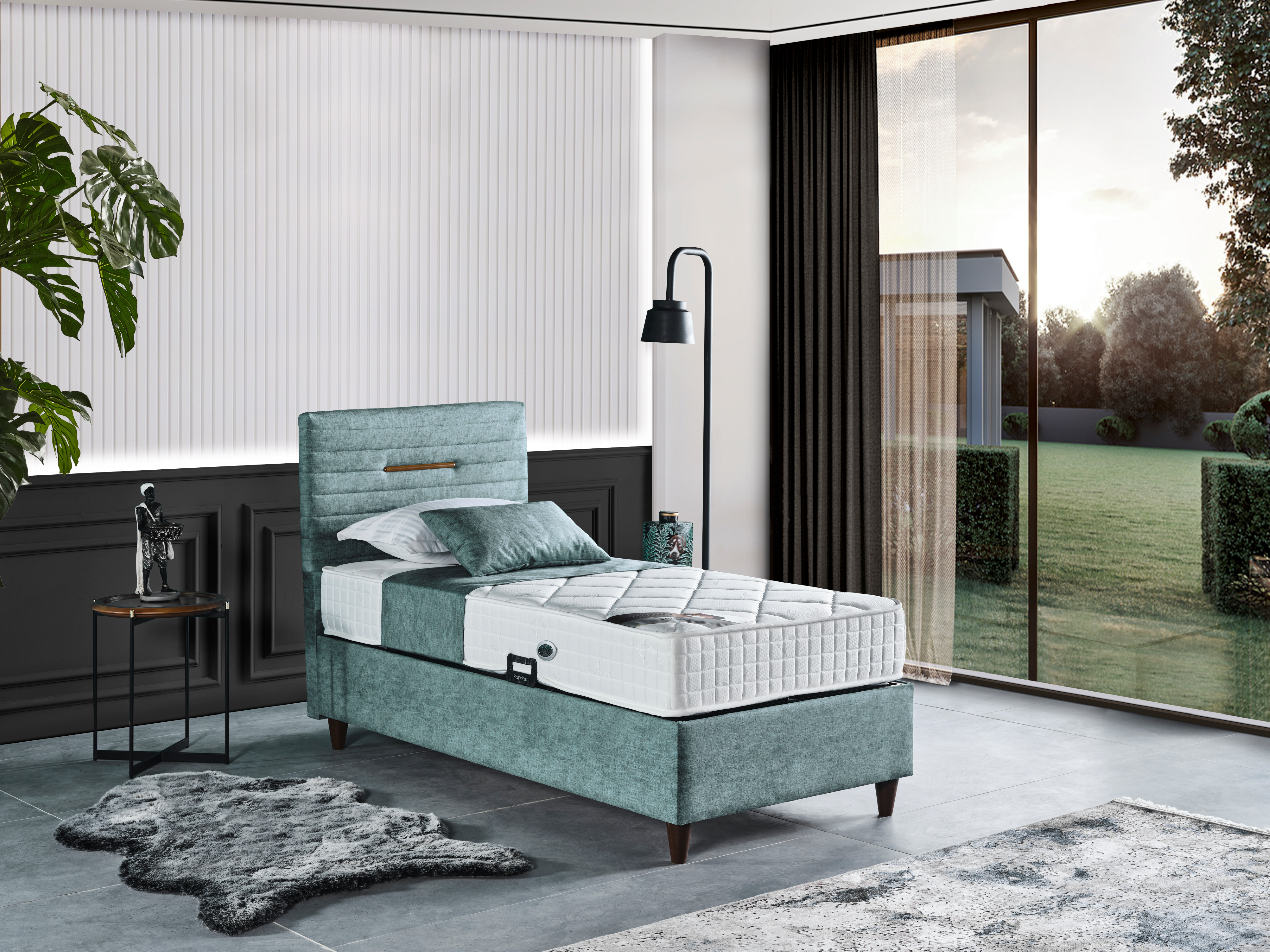Cordoba Bed Set by Netline Home Interior featuring a stylish bedroom comfort with plush bedding and coordinated pillows.