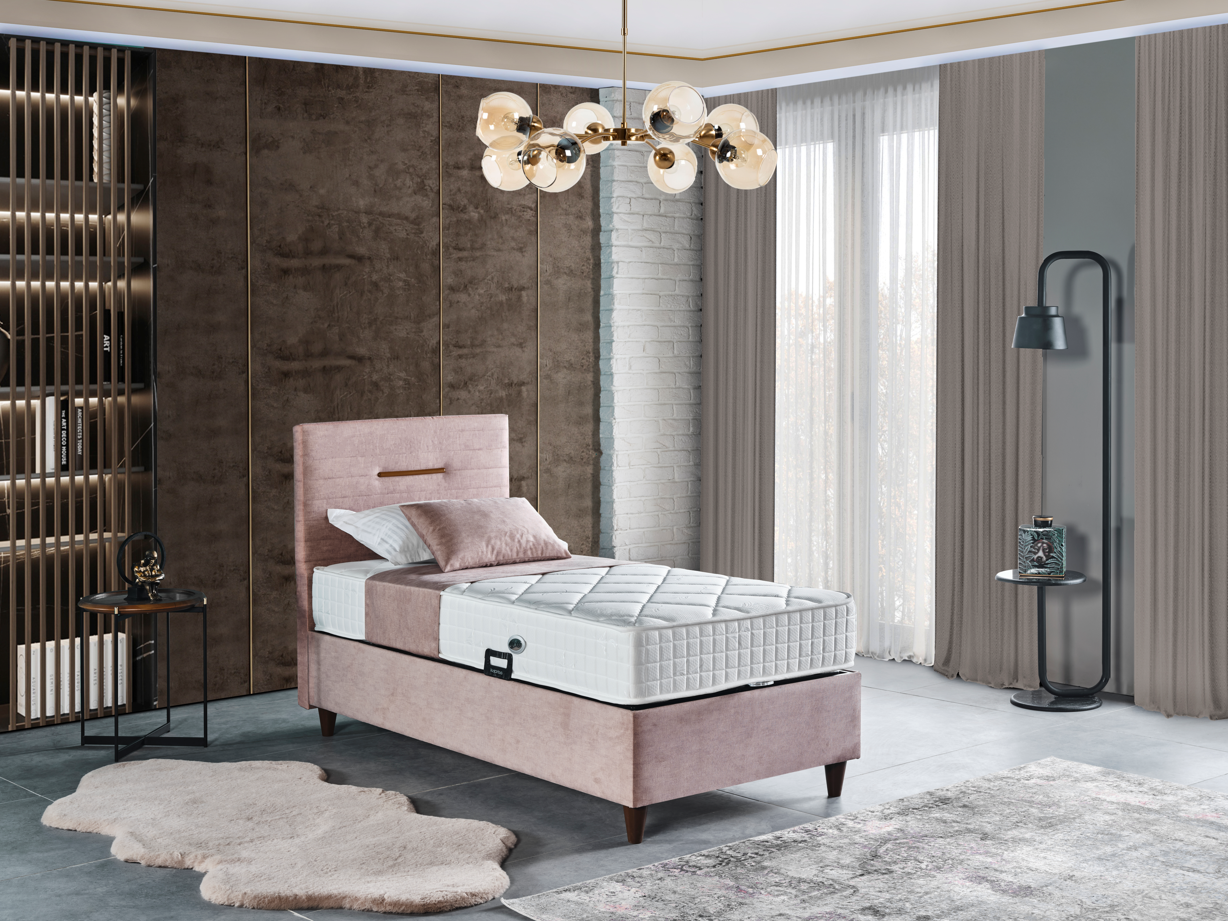 Cordoba Bed Set by Netline Home Interior featuring a stylish, cozy bedroom comfort with neatly arranged bedding and decorative pillows.