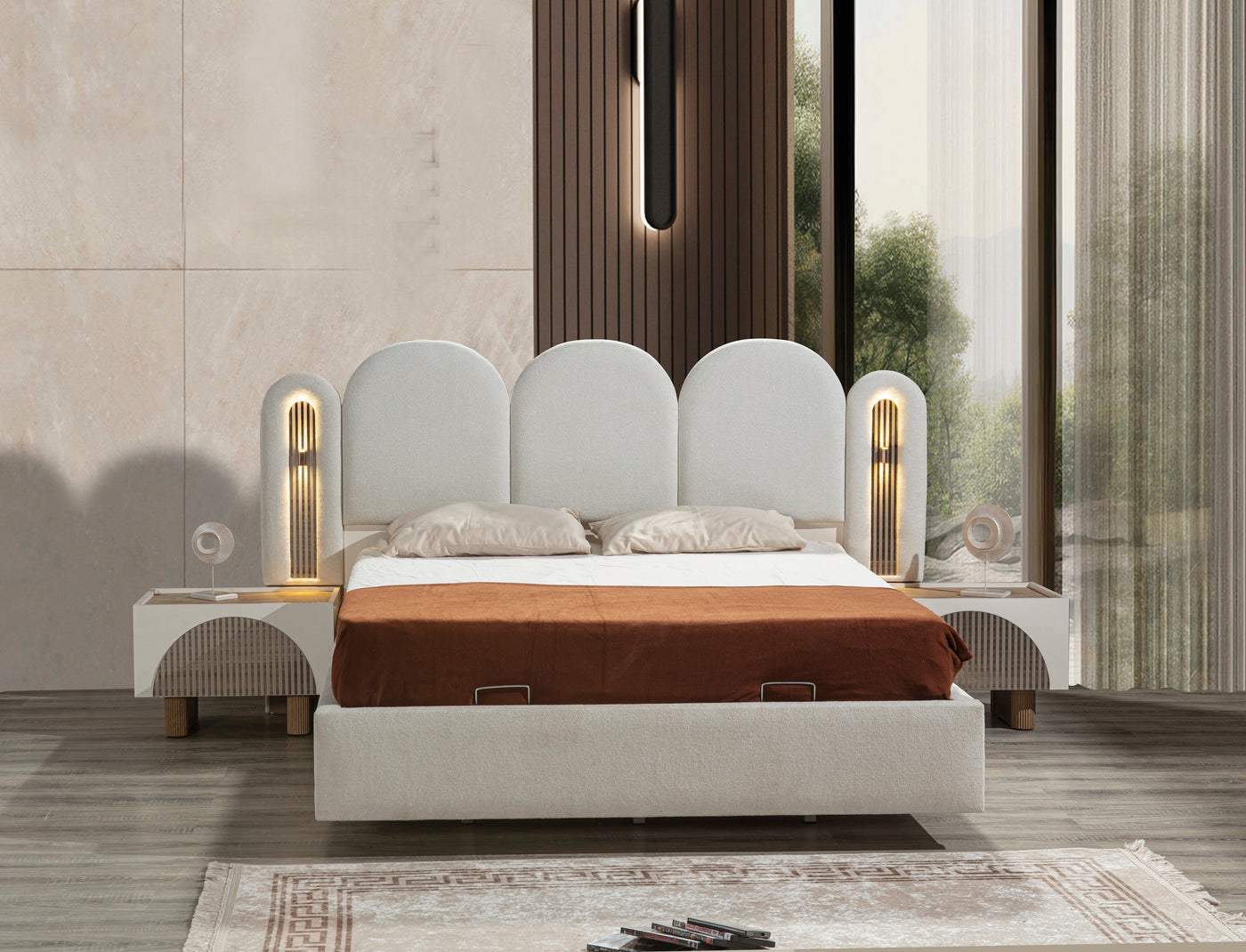 Solid Bedroom (R) by Netline Interiors