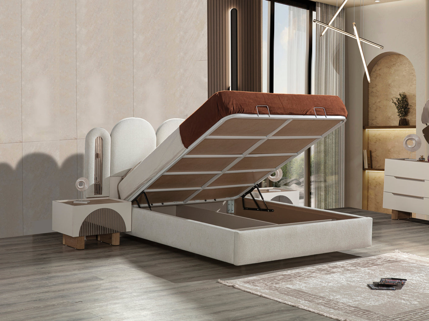 Solid Bedroom (R) by Netline Interiors