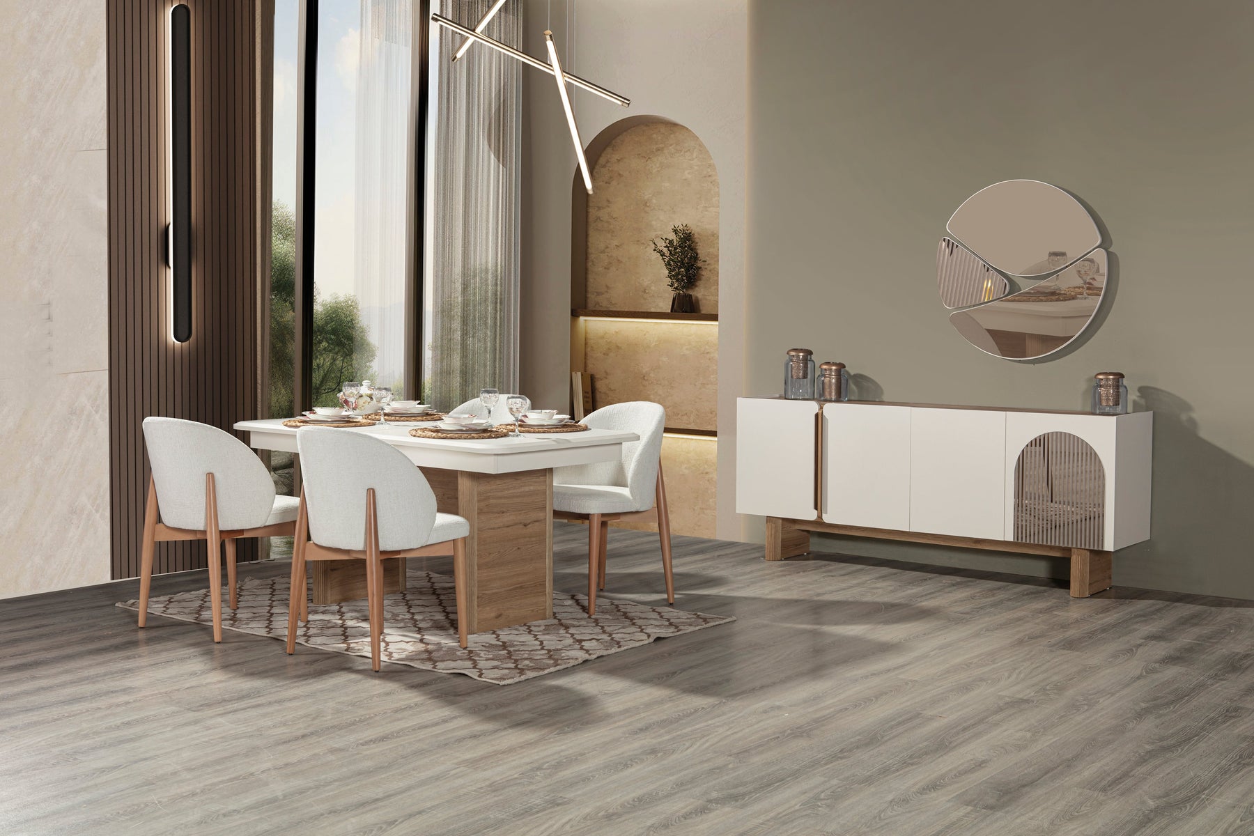 Solid Dining Room (R) by Netline Interiors