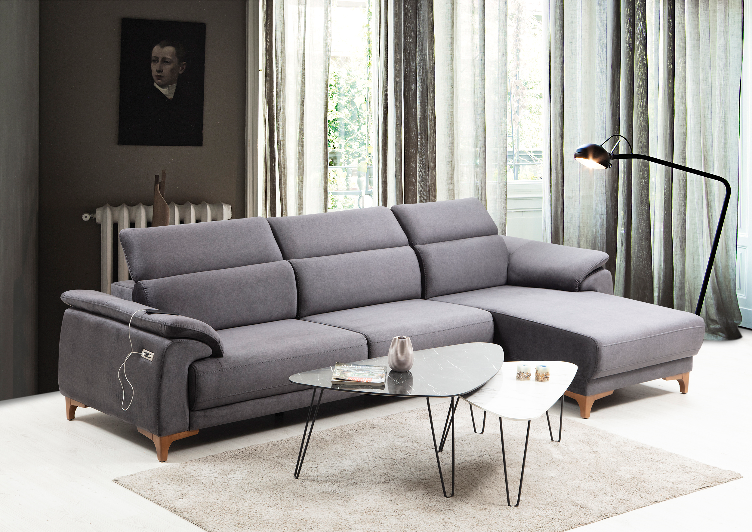 Netline Home Oscar Relax Mini L Corner Sofa