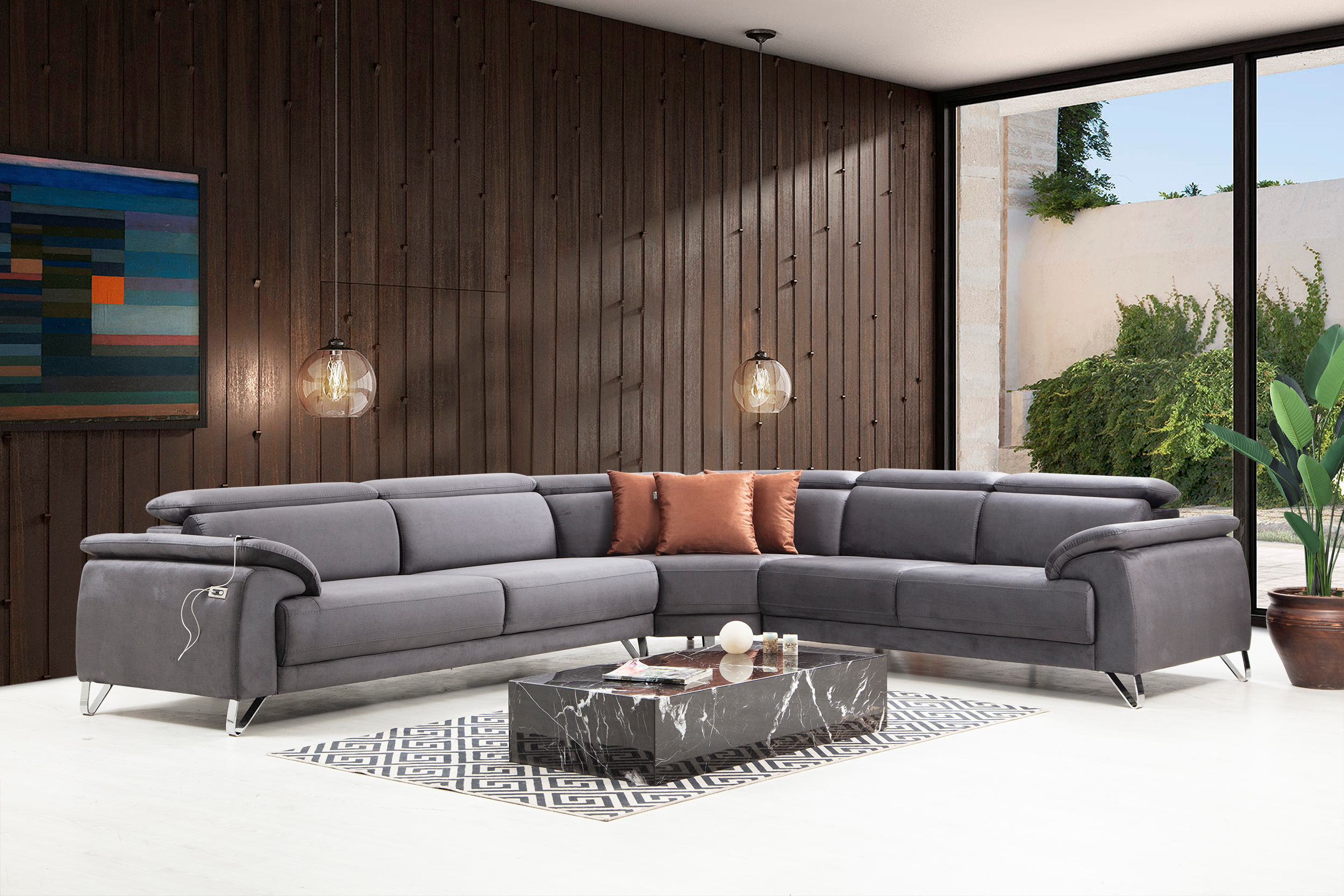 Netline Home Oscar L Corner Sofa