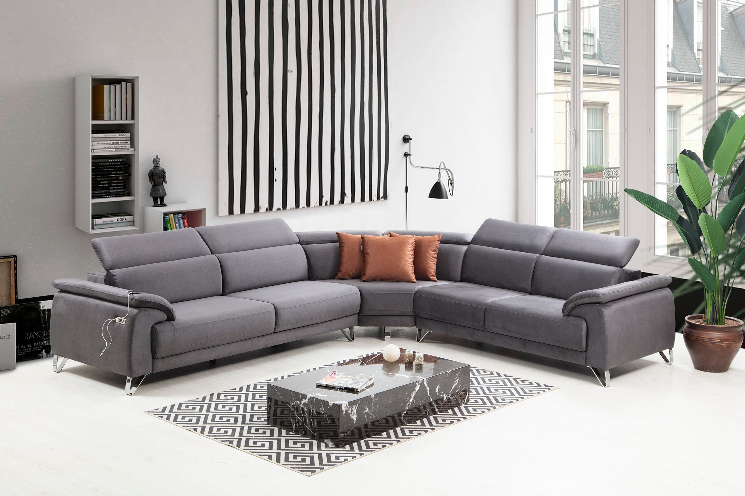 Netline Home Oscar L Corner Sofa