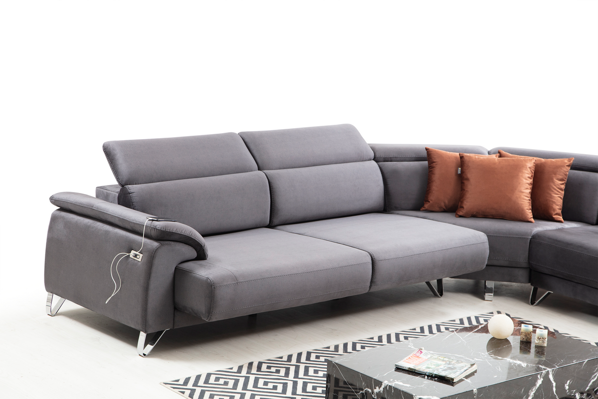 Oscar L Corner Sofa by Netline Interiors