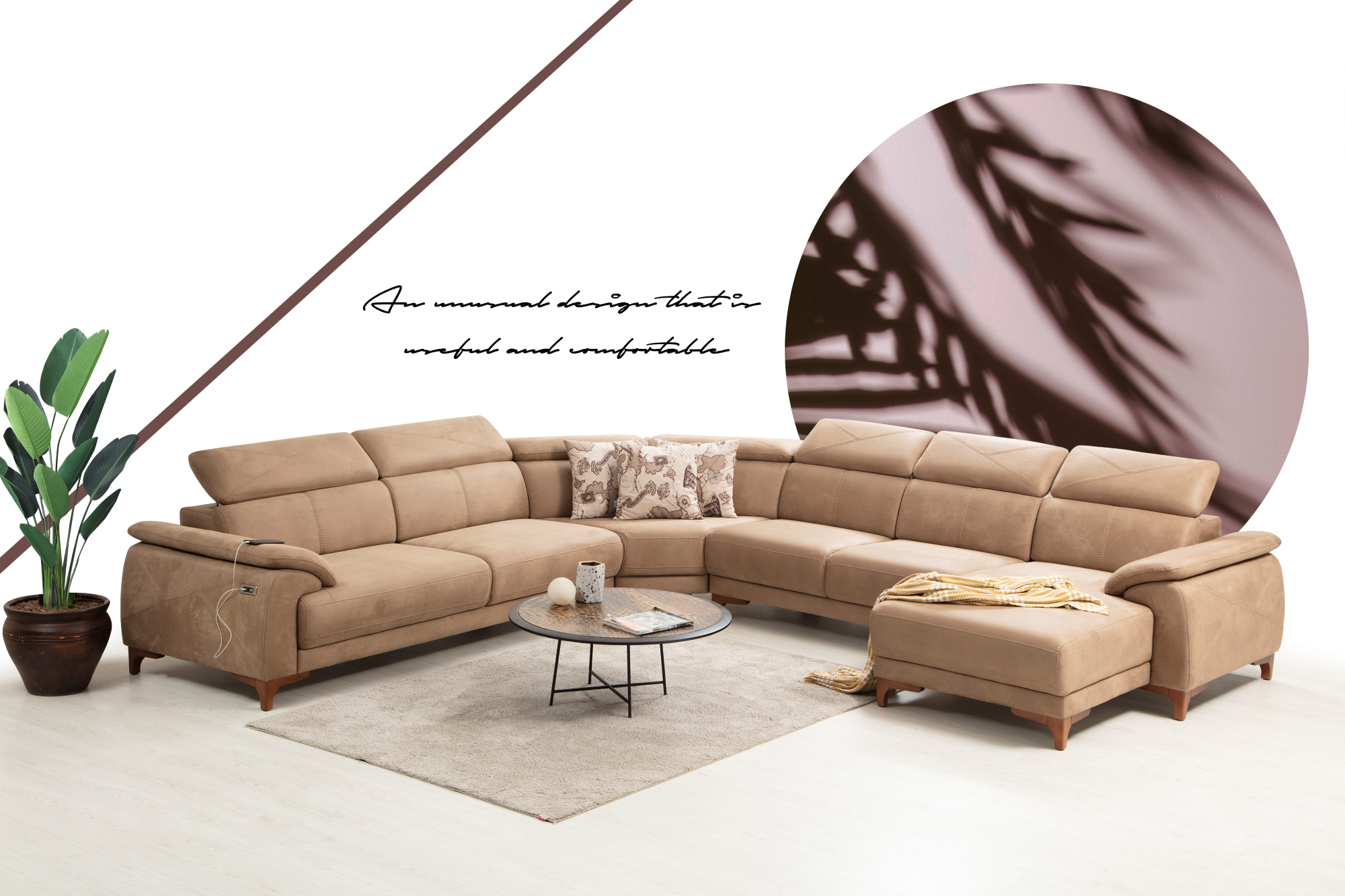 Netline Home Oscar U Corner Sofa