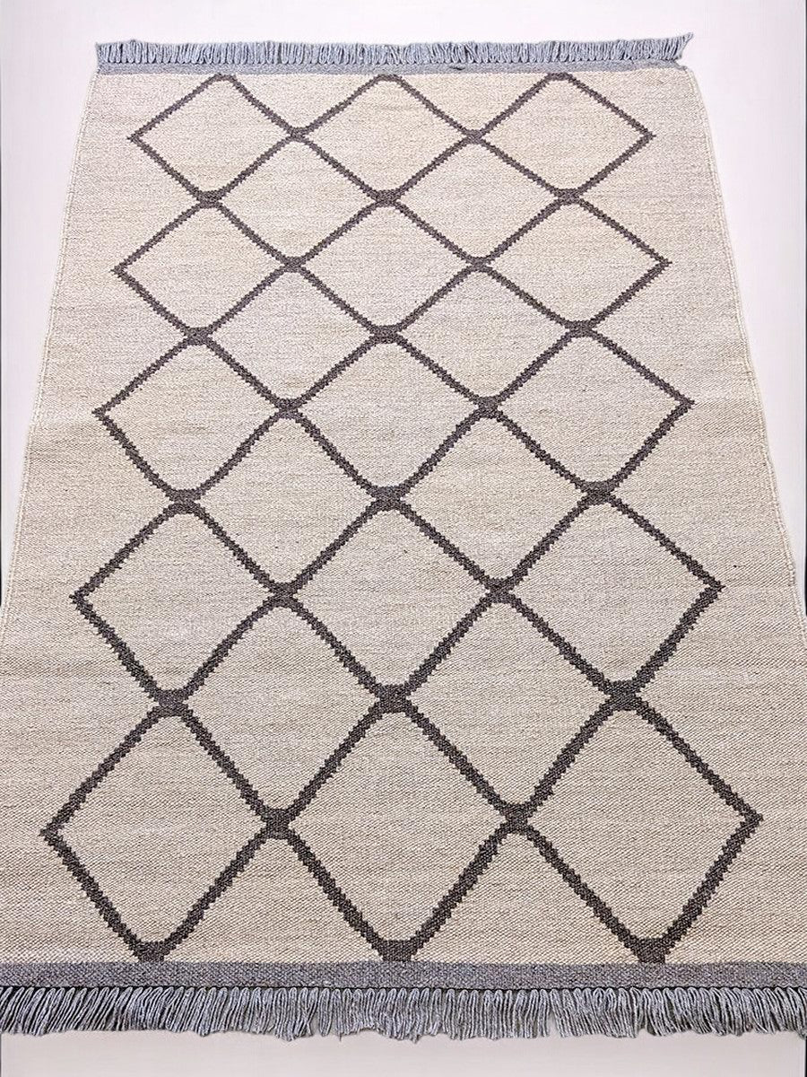 Interlace Flatweave Rug - Size: 159 x 98 cm
