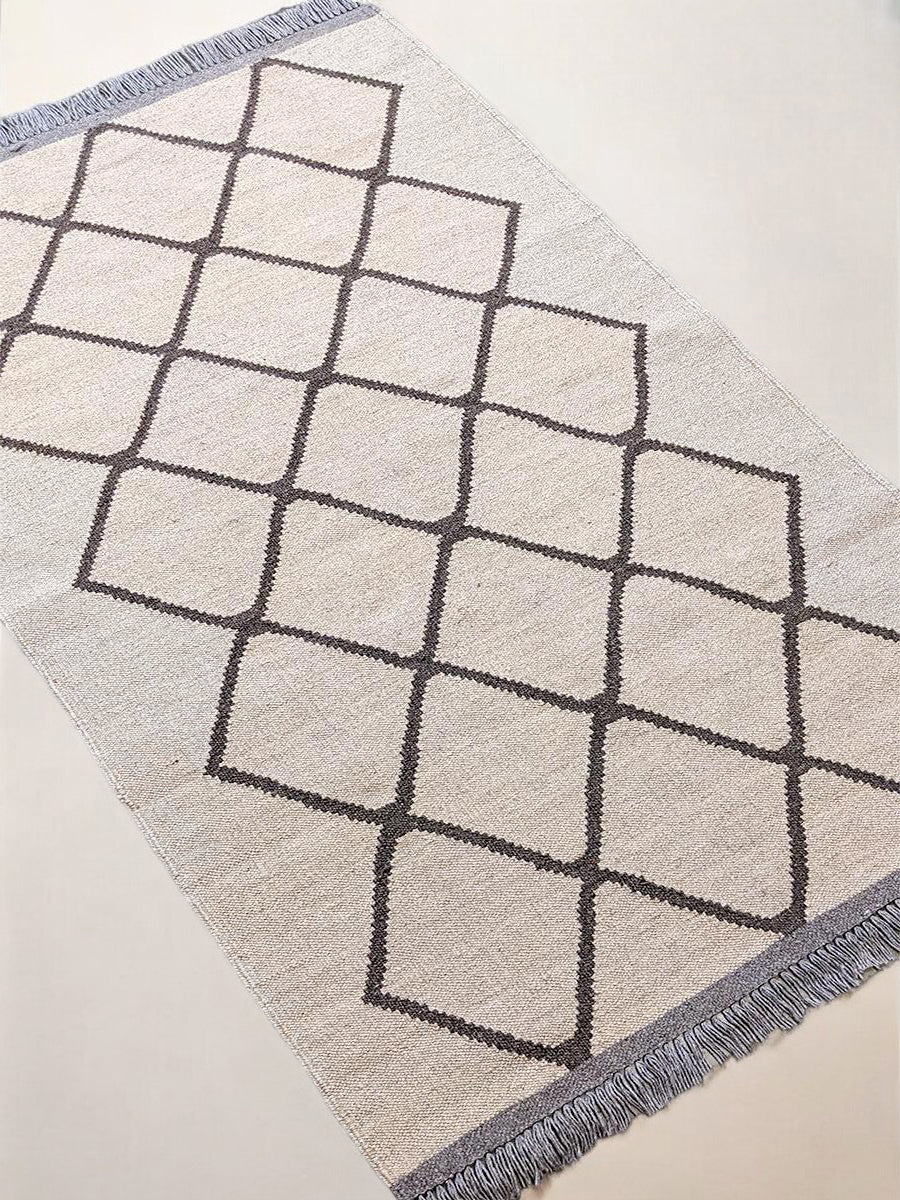 Interlace Flatweave Rug - Size: 159 x 98 cm