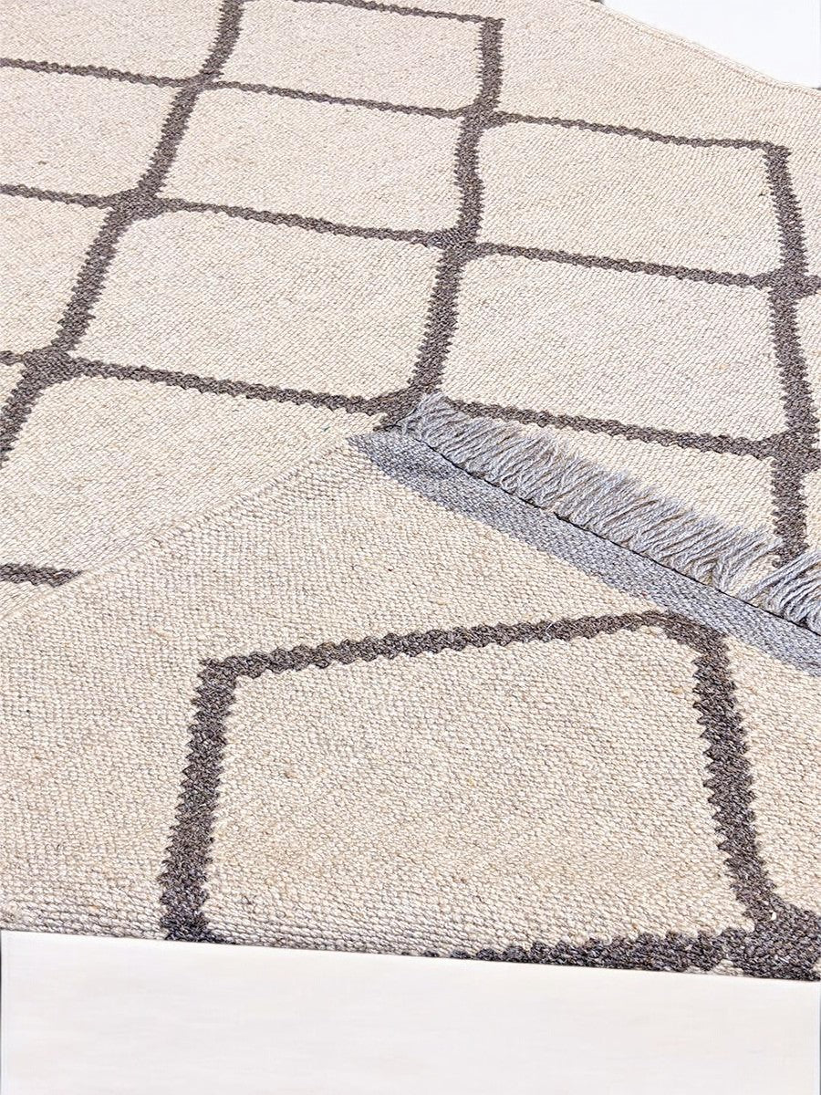 Interlace Flatweave Rug - Size: 159 x 98 cm