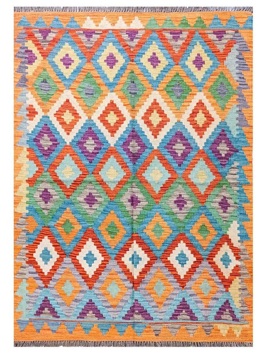 Maimana Afghanistan Kilim Rug - 170 x 132 cm