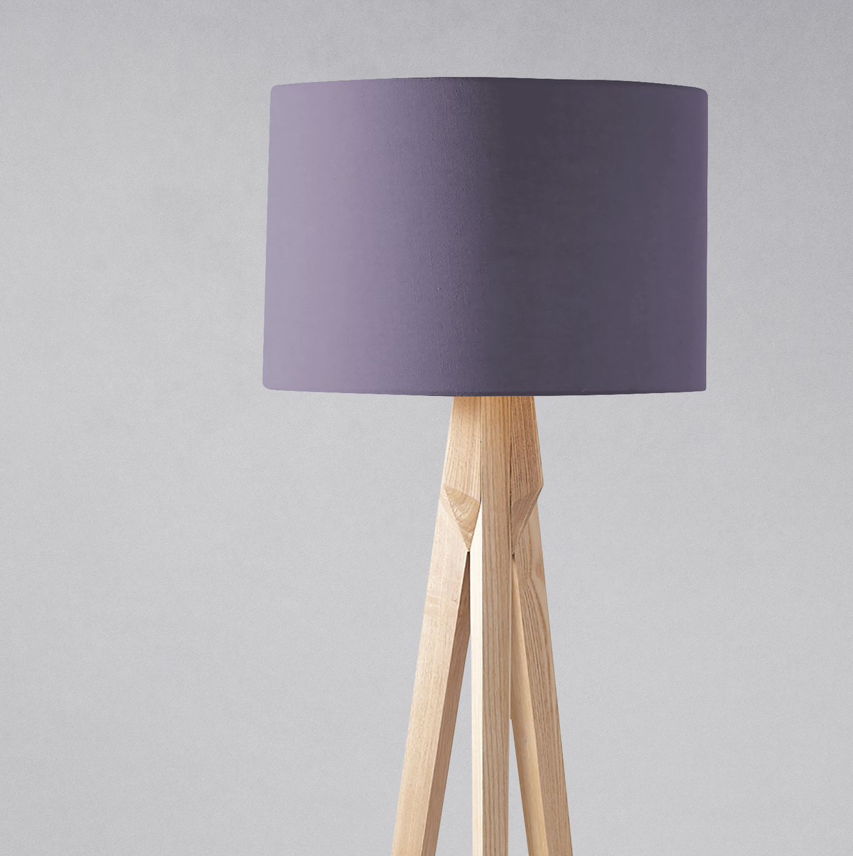 Plain Aubergine Lampshade – Ceiling & Table Compatible