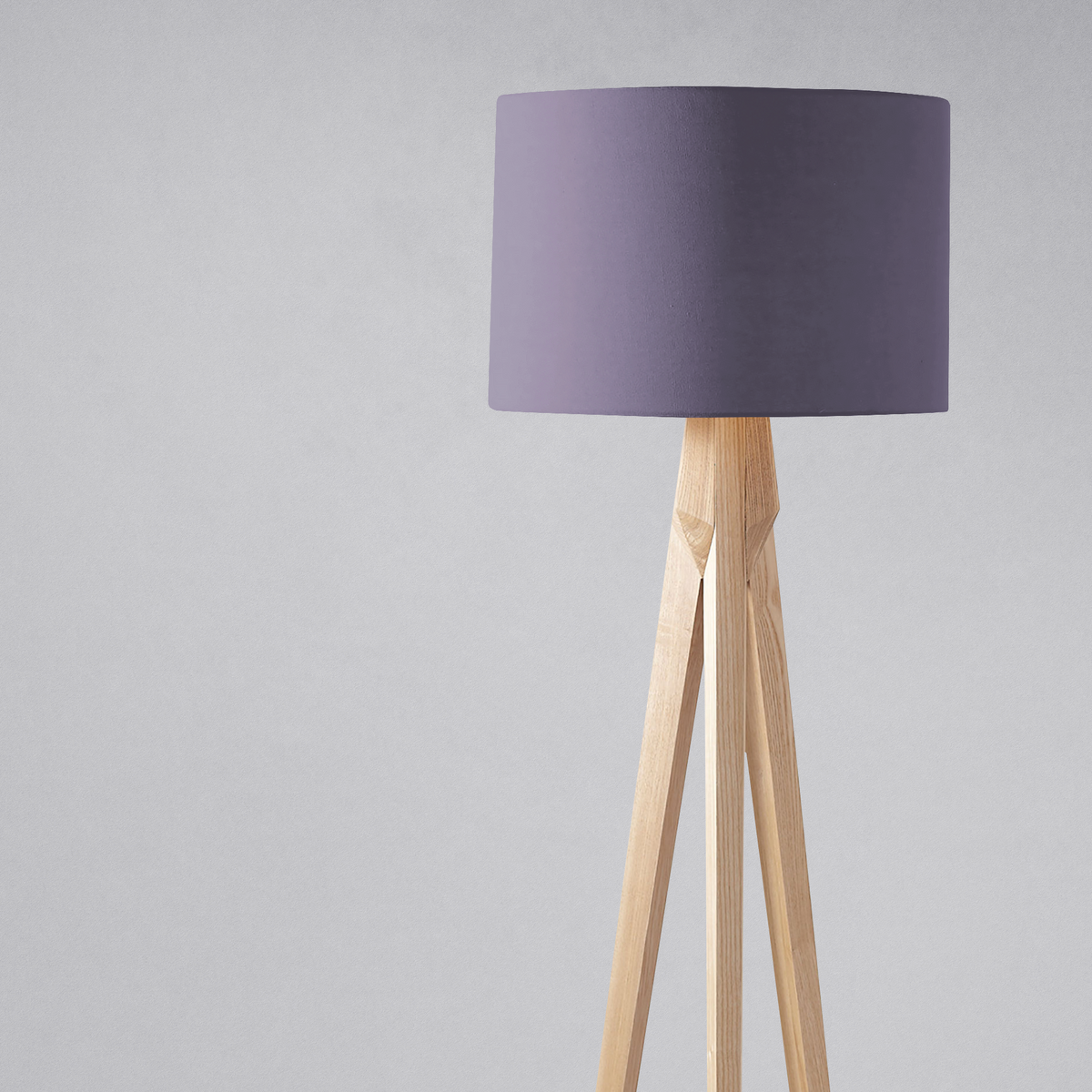 Plain Aubergine Lampshade – Ceiling & Table Compatible