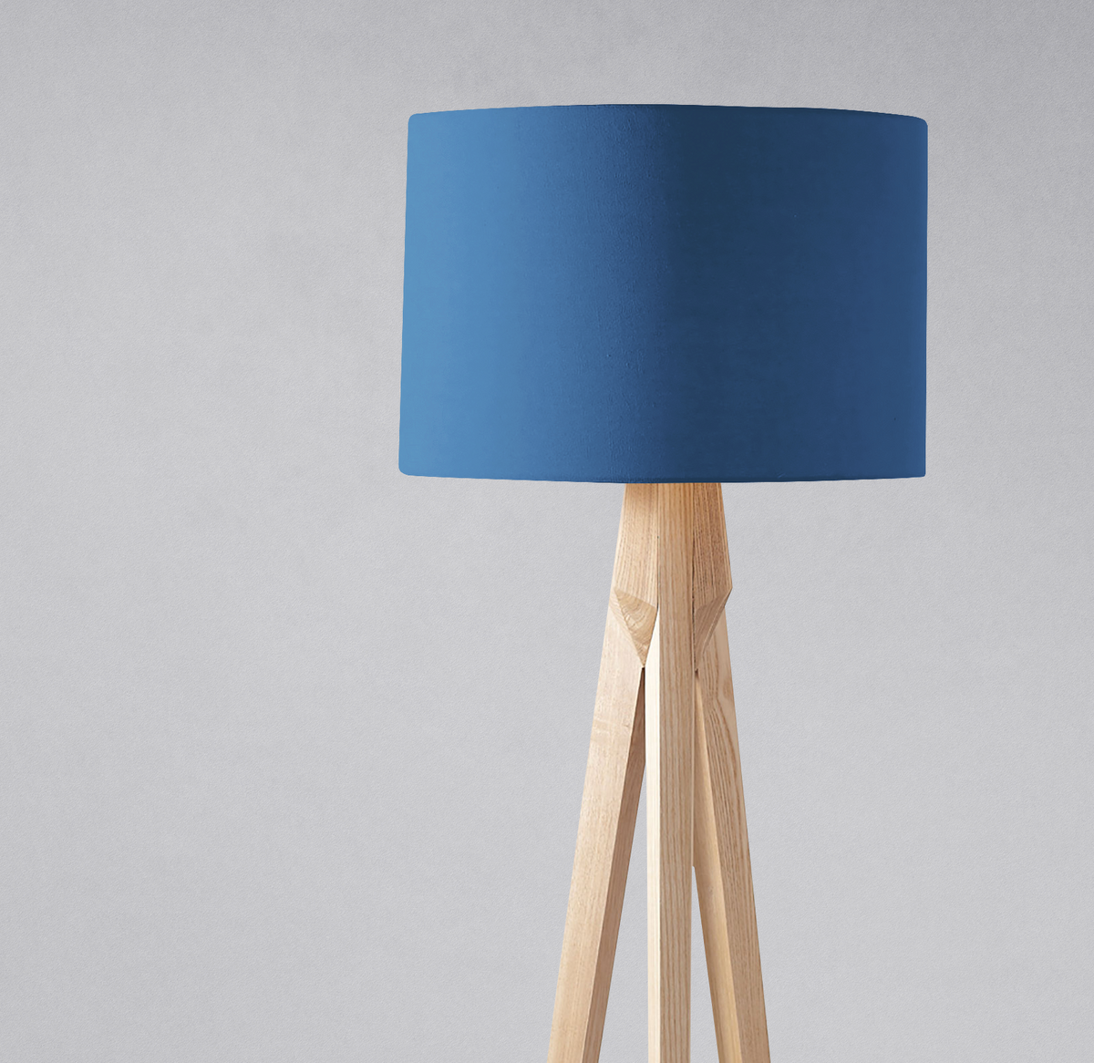 Plain Night Blue Lampshade – Ceiling & Table Compatible