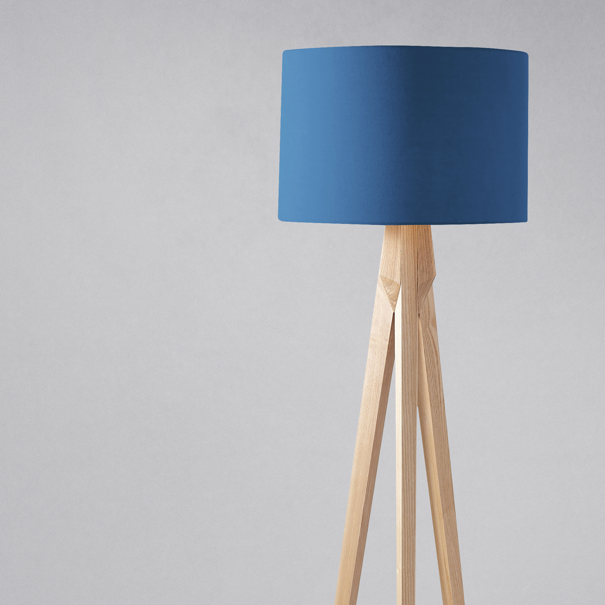 Plain Night Blue Lampshade – Ceiling & Table Compatible