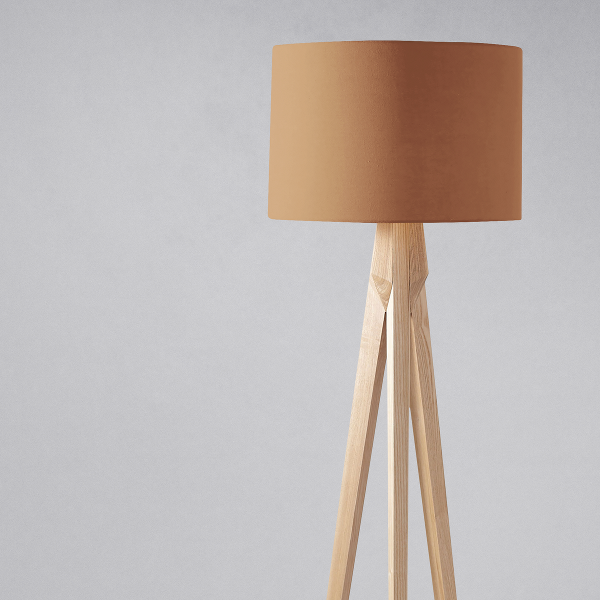 Plain Toffee Lampshade – Ceiling & Table Compatible