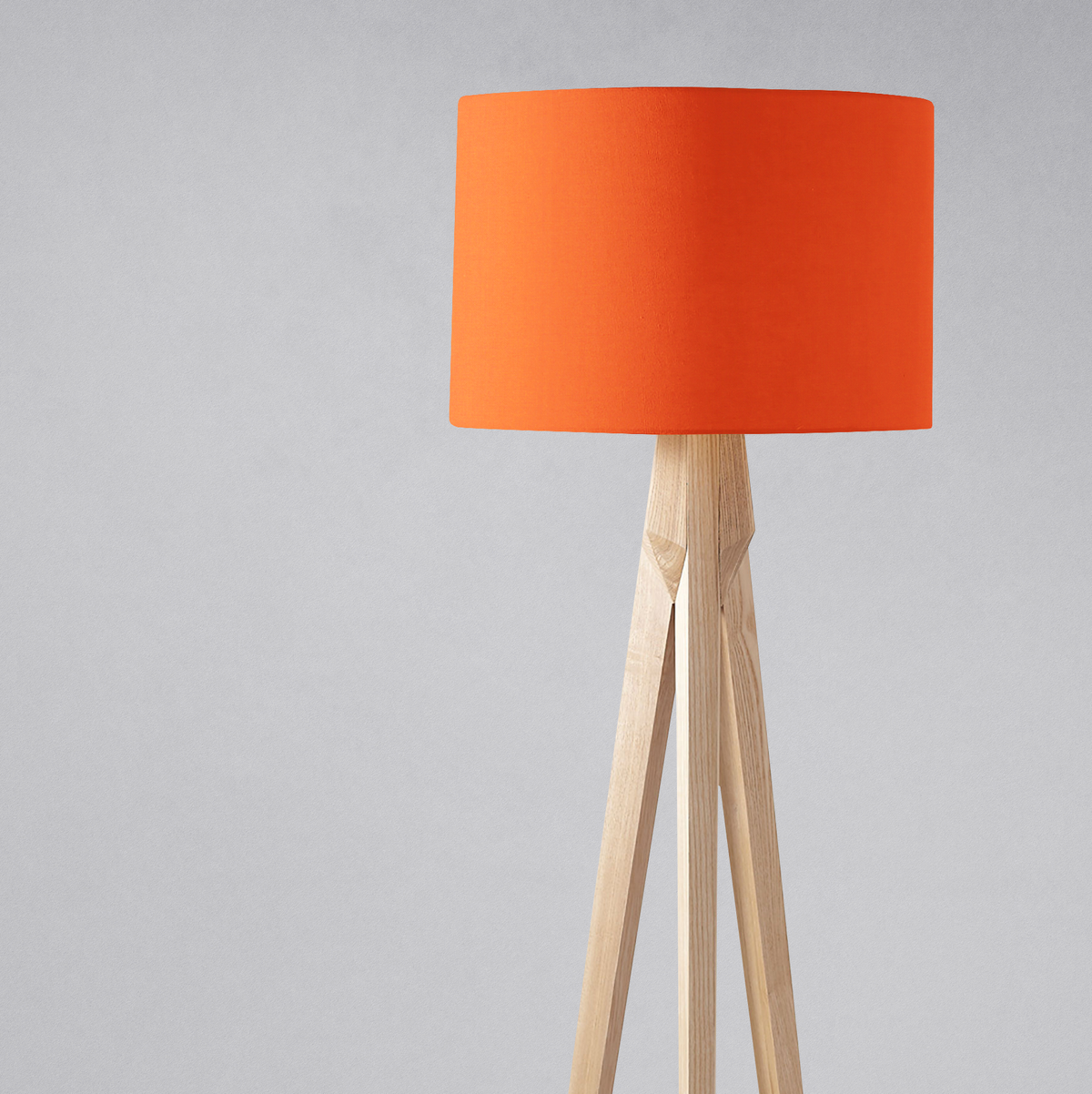 Plain Orange Lampshade – Ceiling & Table Compatible