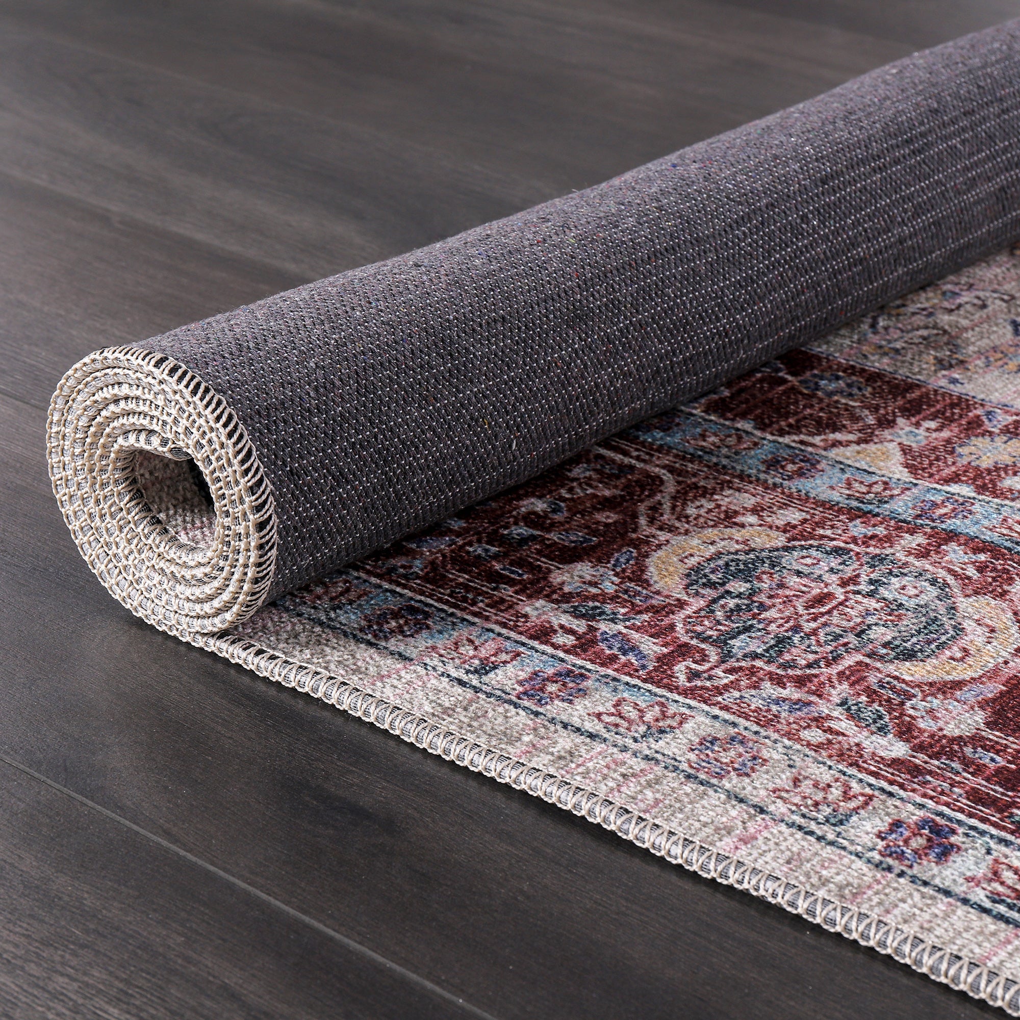 Netline Home Rugs Depot RW1008 – Machine Washable Persian Medallion Rug | Traditional Oriental Vintage Carpet for Living Room, Bedroom & Dining