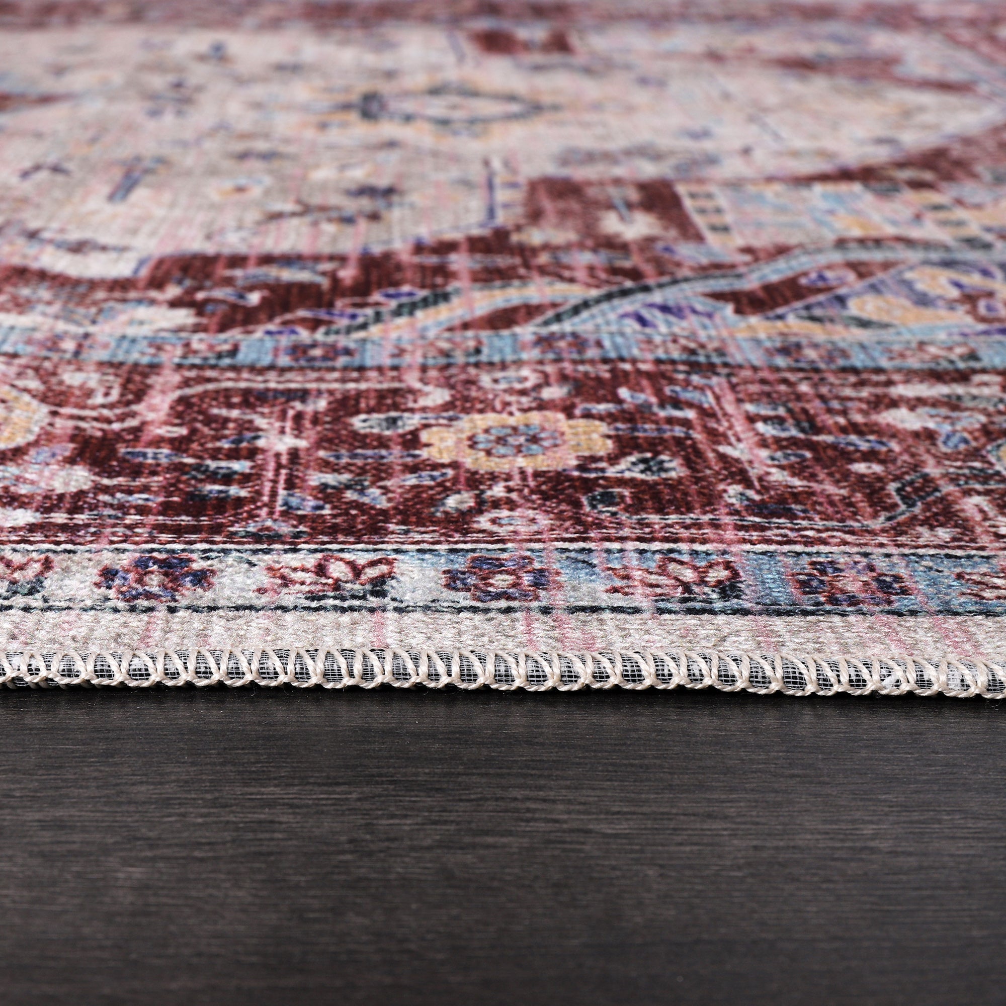 Netline Home Rugs Depot RW1008 – Machine Washable Persian Medallion Rug | Traditional Oriental Vintage Carpet for Living Room, Bedroom & Dining