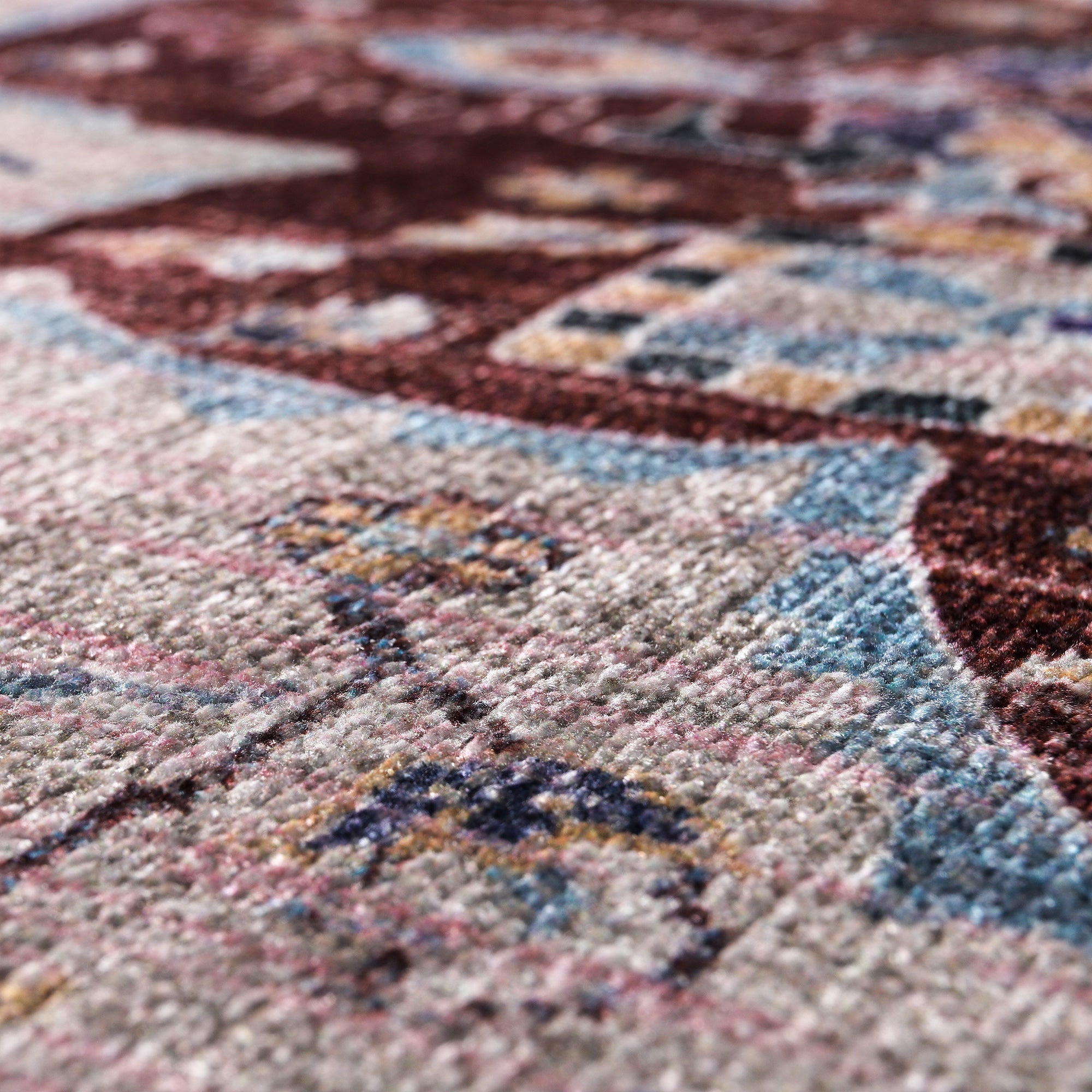 Netline Home Rugs Depot RW1008 – Machine Washable Persian Medallion Rug | Traditional Oriental Vintage Carpet for Living Room, Bedroom & Dining