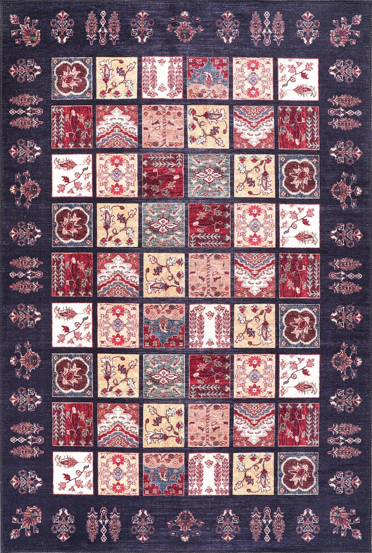 RW2281 washable chenille area rug