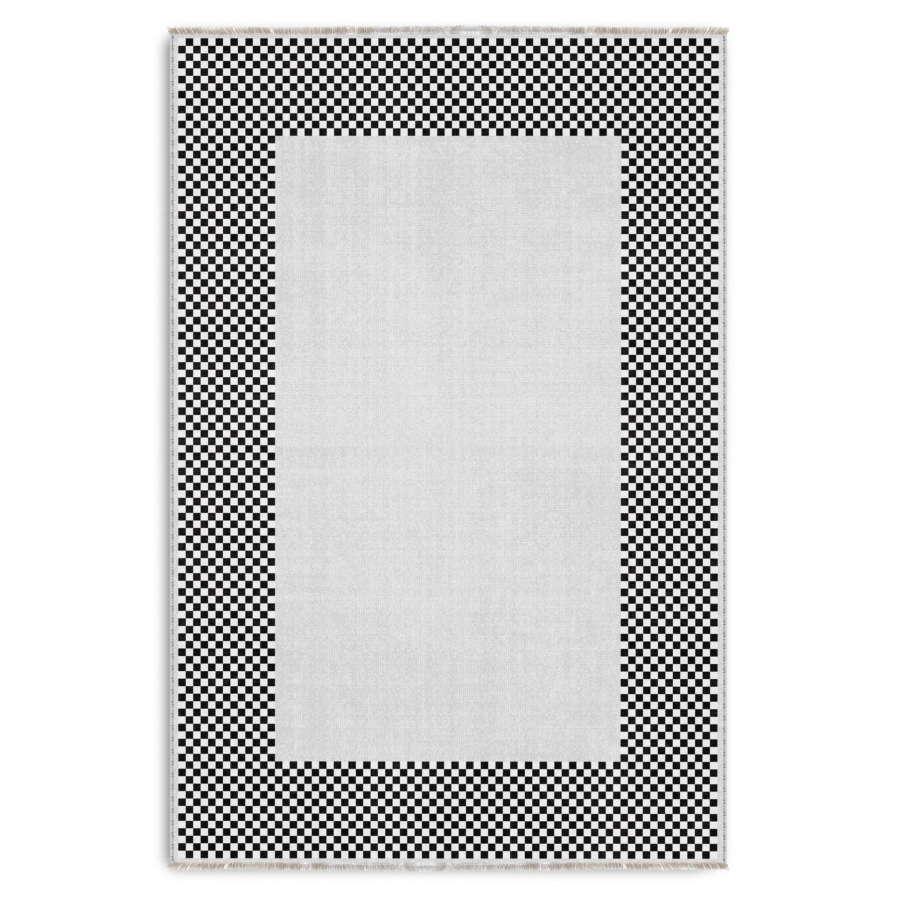 RW3047203 washable chenille area rug viewed from above
