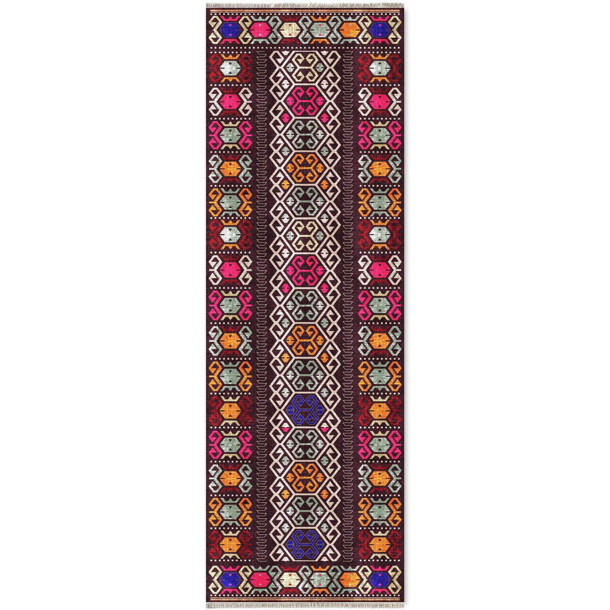 RW7050 washable chenille area rug viewed from above