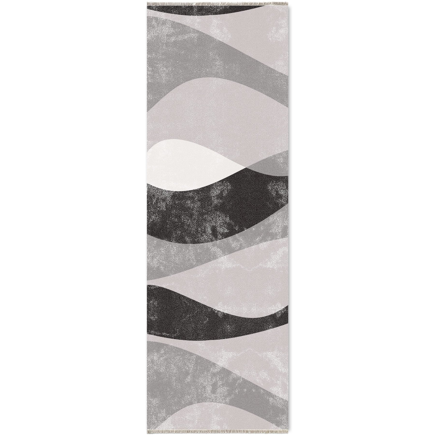 RW7073 washable chenille area rug viewed from above