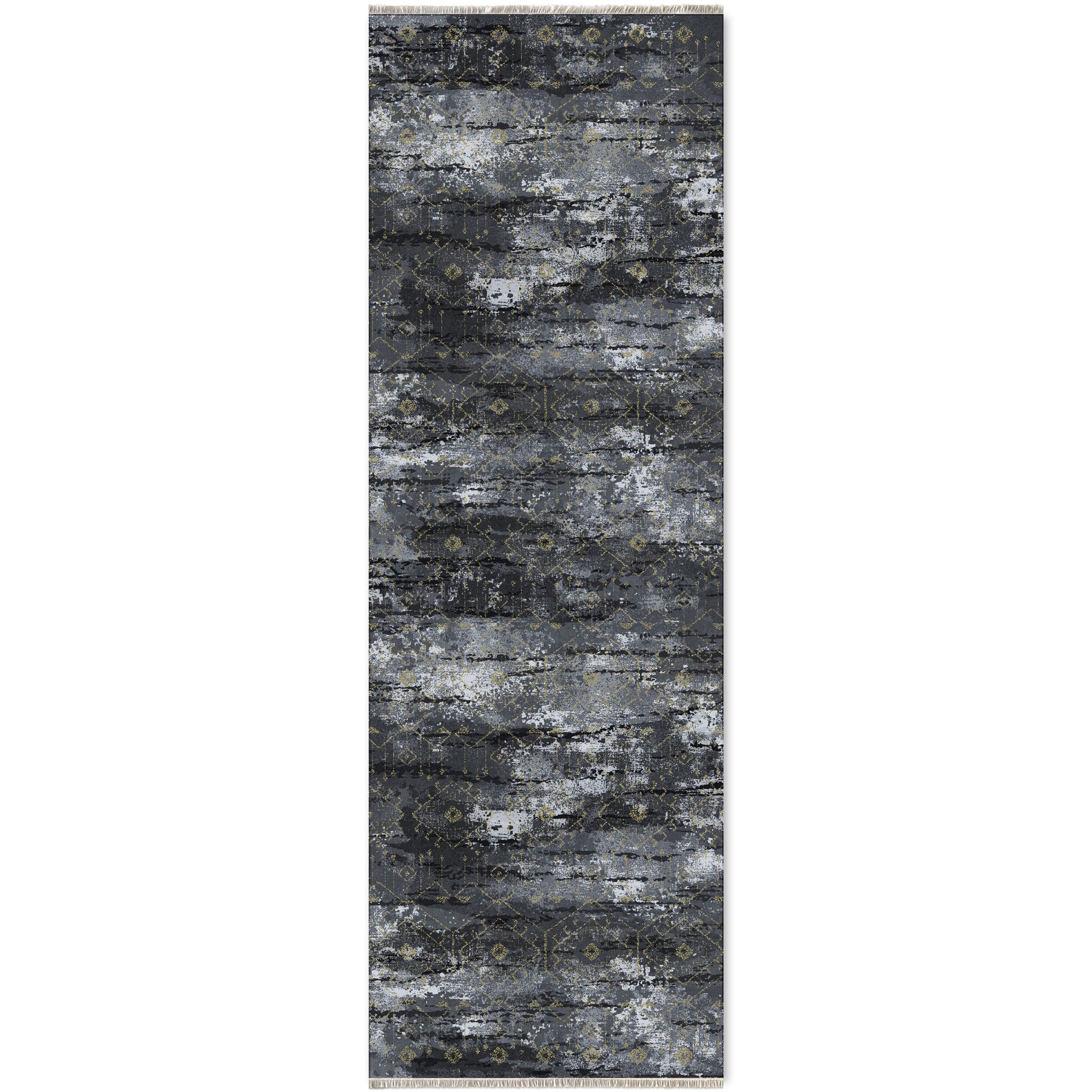 RW7090 washable chenille area rug viewed from above