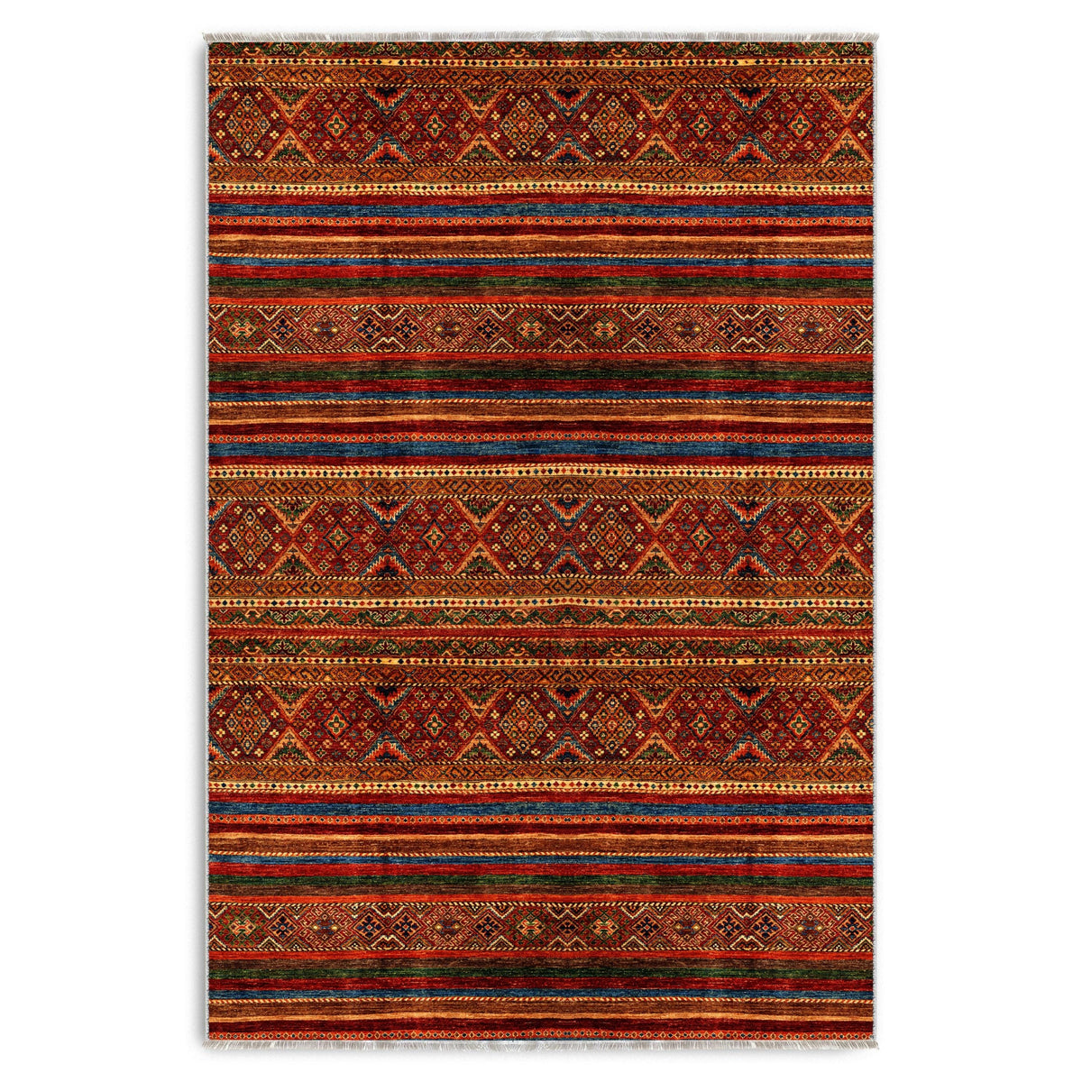 RW7133 washable chenille area rug viewed from above
