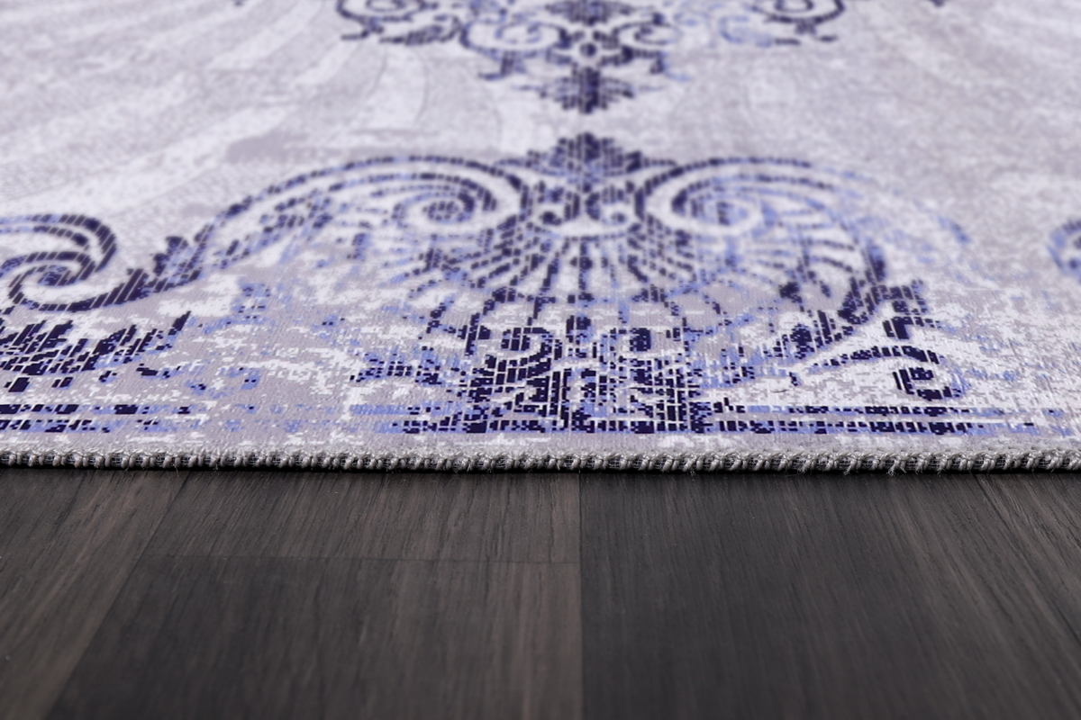 RWNL1009 washable chenille rug texture and pattern detail