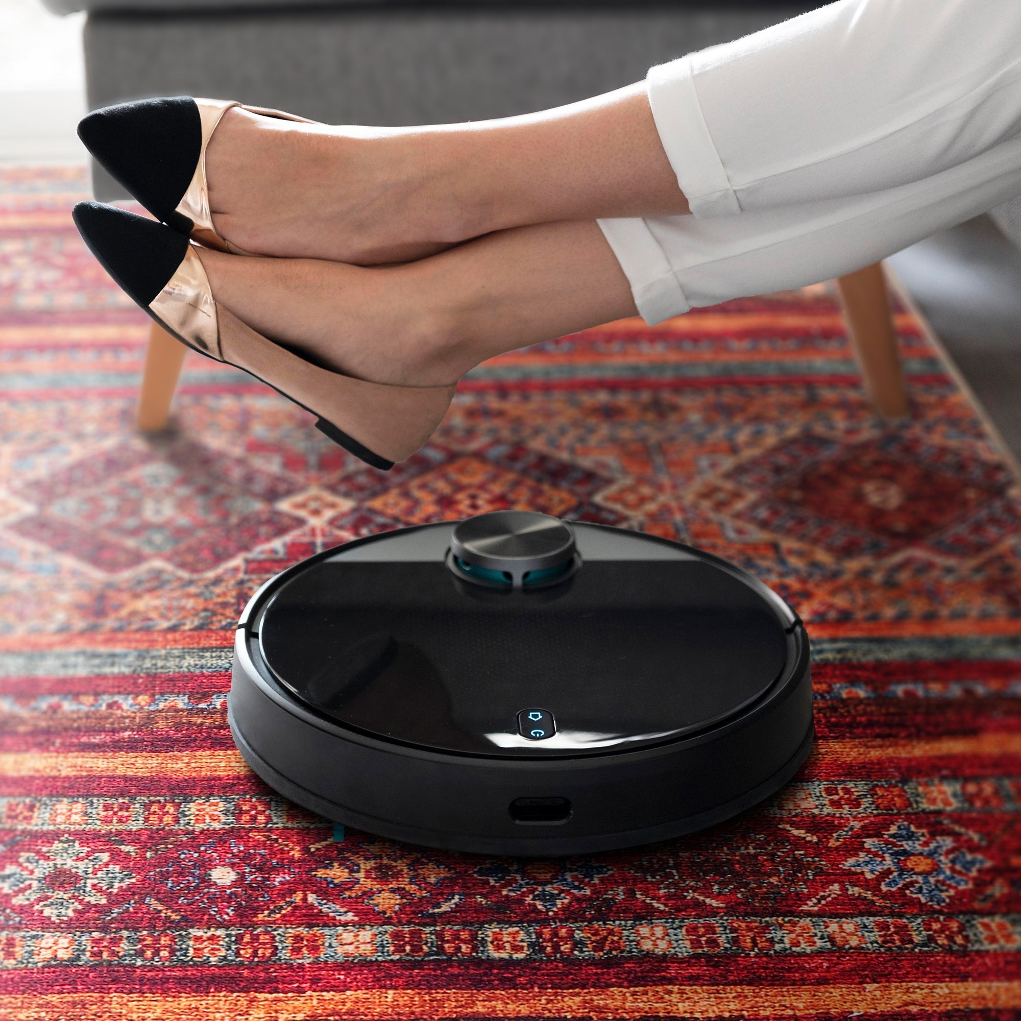 Netline Home Rugs Depot NL1007 – Machine Washable Tribal Diamond Rug | Multicolor Striped Kilim-Inspired Carpet for Living Room, Bedroom & Dining