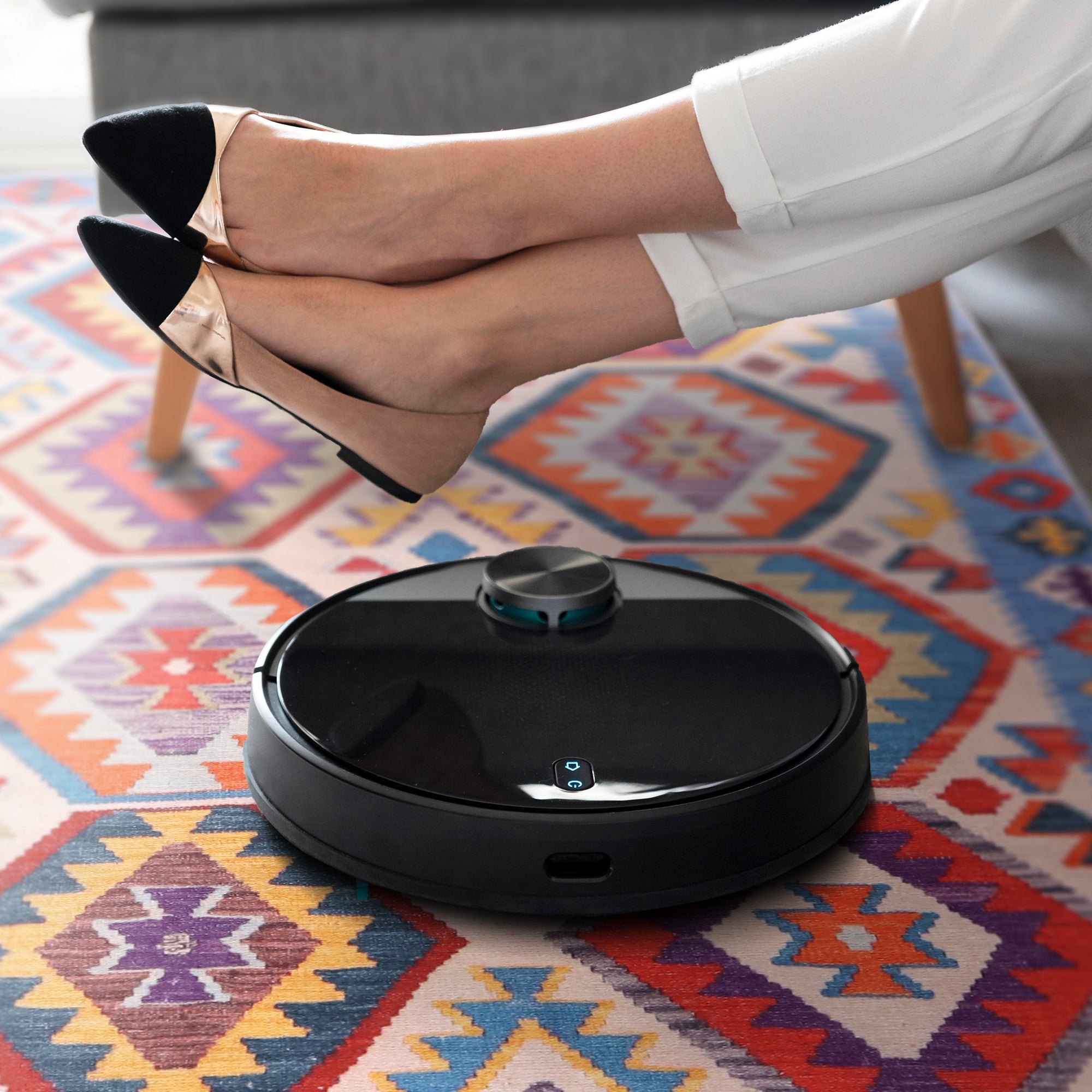 Netline Home Rugs Depot Traditional Blue Abstract Washable Rug Design 1315