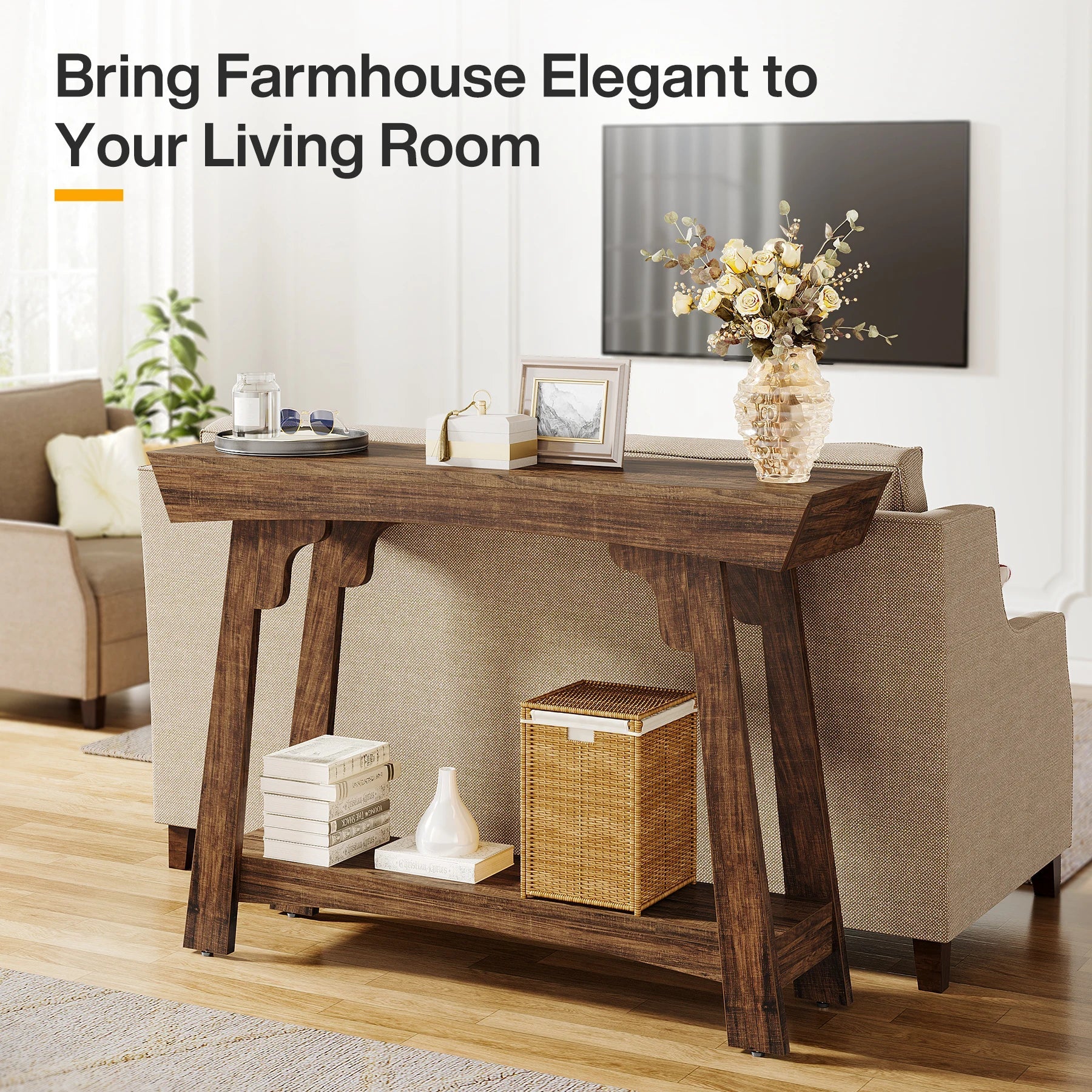 2-Tier Hallway Table