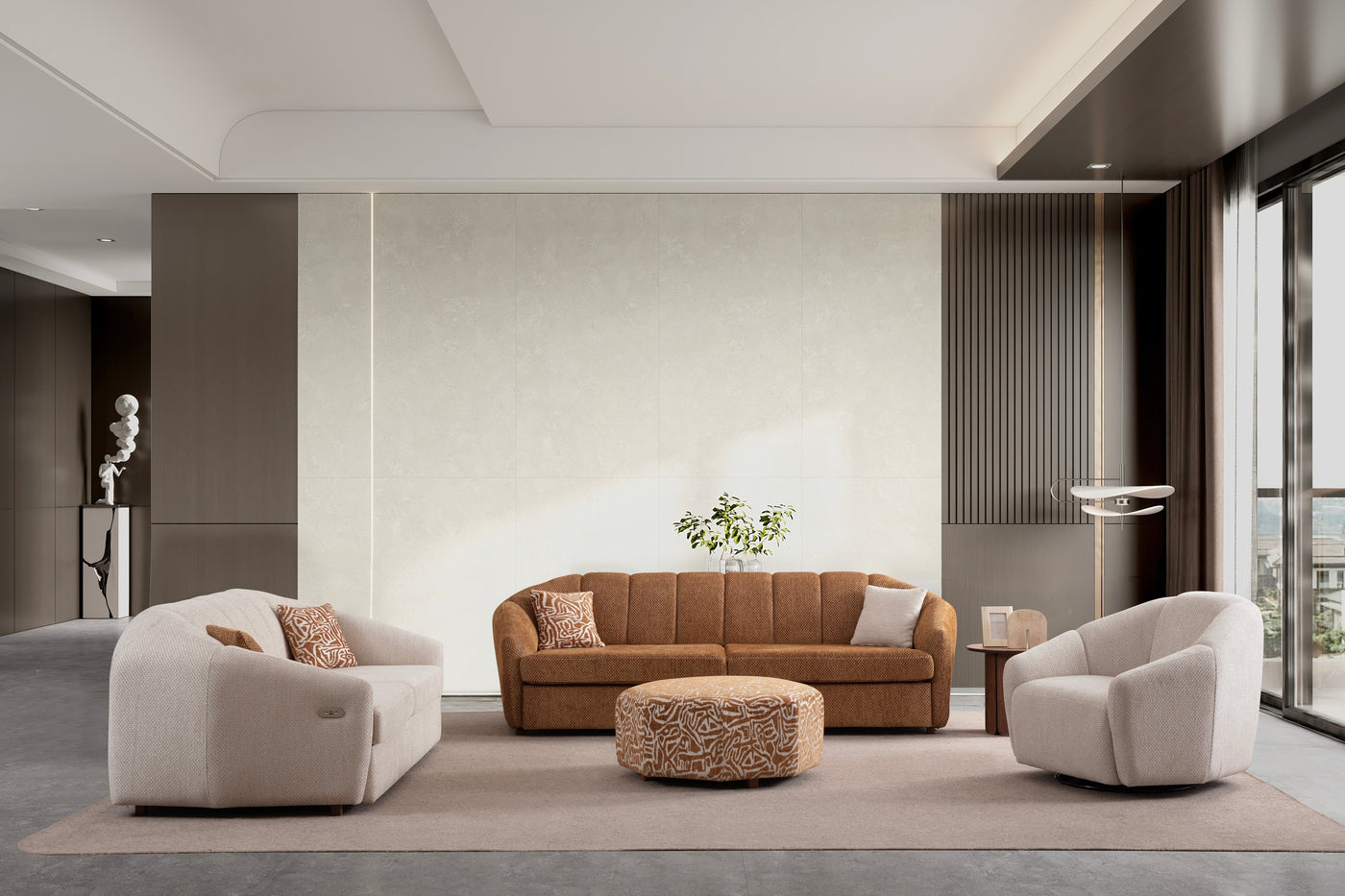 Evoxa Sleeper Sofa Set (SG) by Netline Interiors