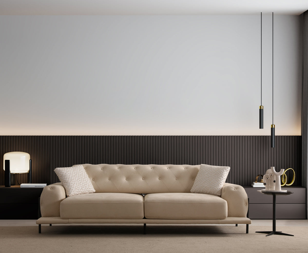 Eos Quilted Sofa Set (SG) by Netline Interiors