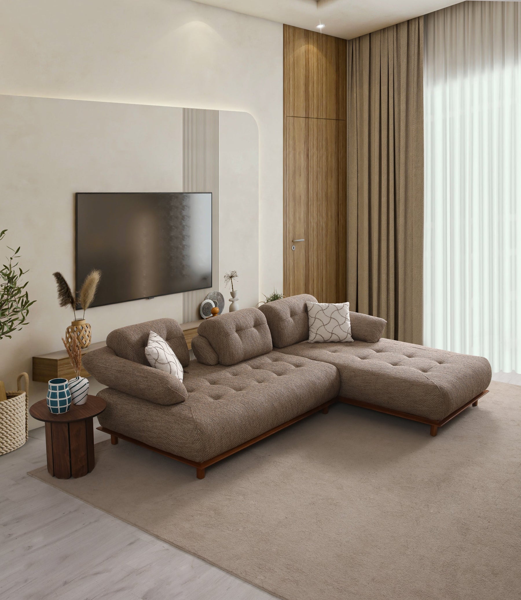 Lois Relax Modular Corner Sofa (SG) by Netline Interiors