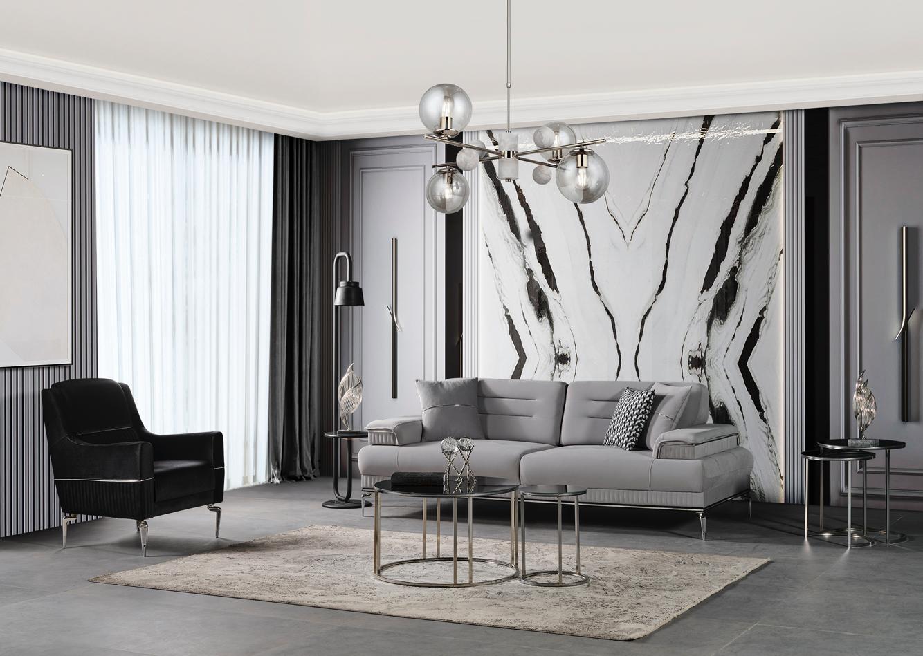 Comfortable Madrid 3 seater sofa by Netline Home Interior featuring plush cushions and modern design for everyday living.