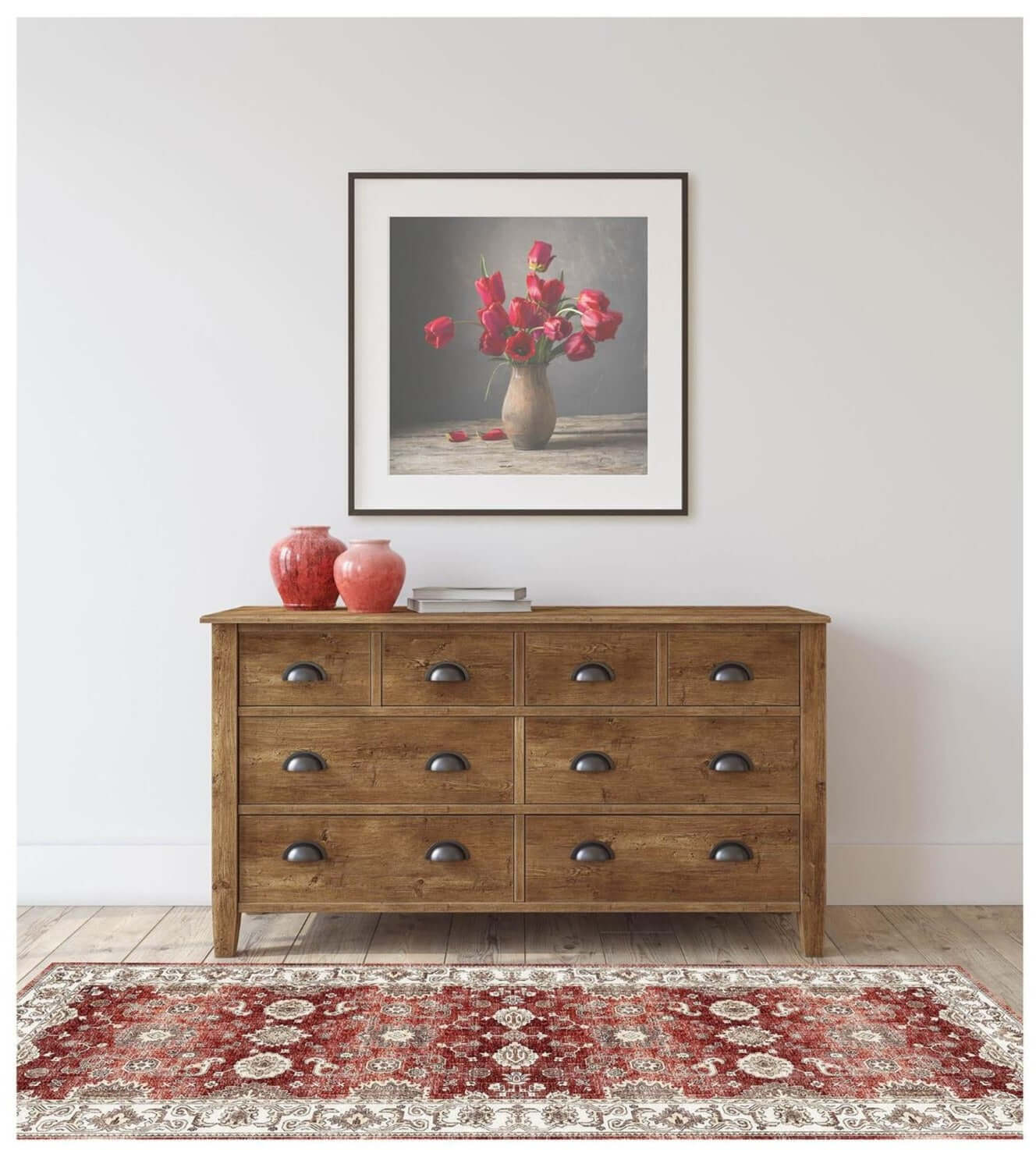 Jasru Vintage Washable Rug