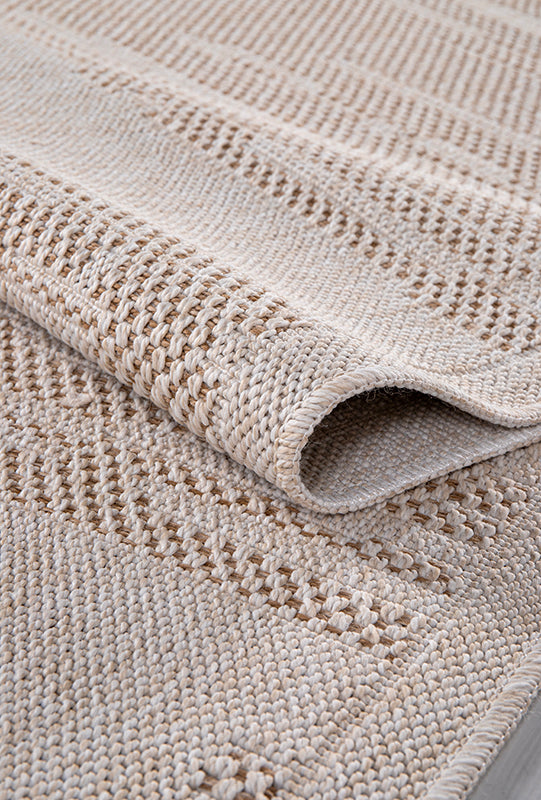 beige kilim flatweave rug doku dh007 durable area rug UK