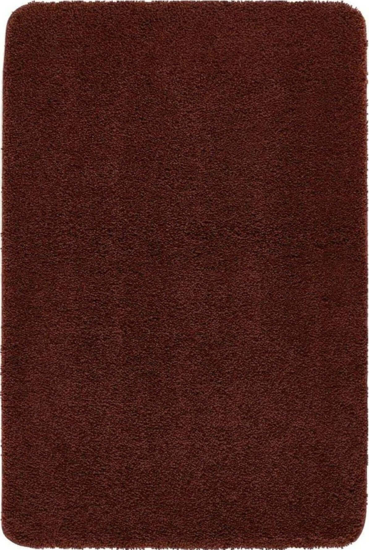 Washable Ox Red Shaggy Rug